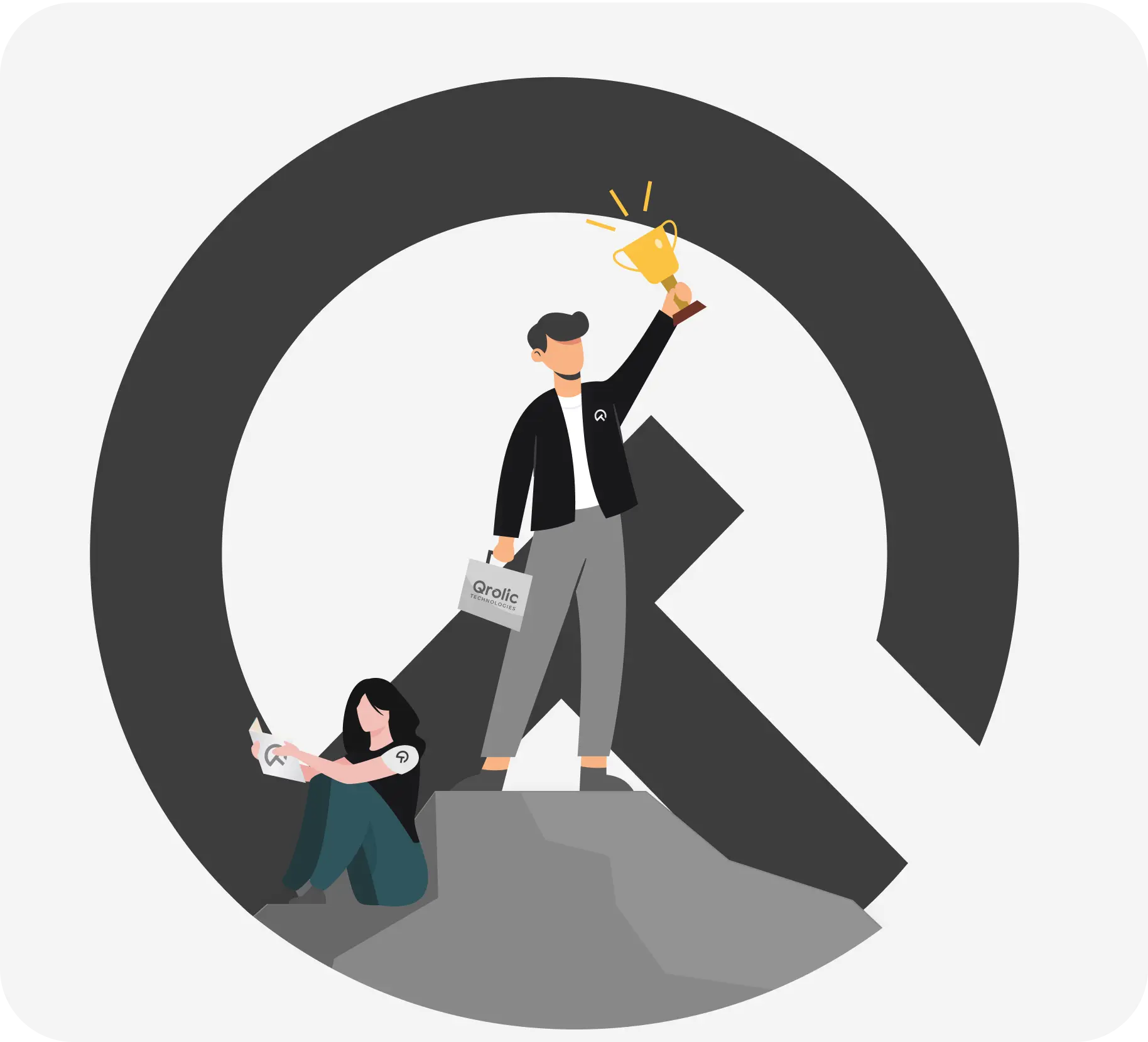 Careers at Qrolic Technologies banner section image