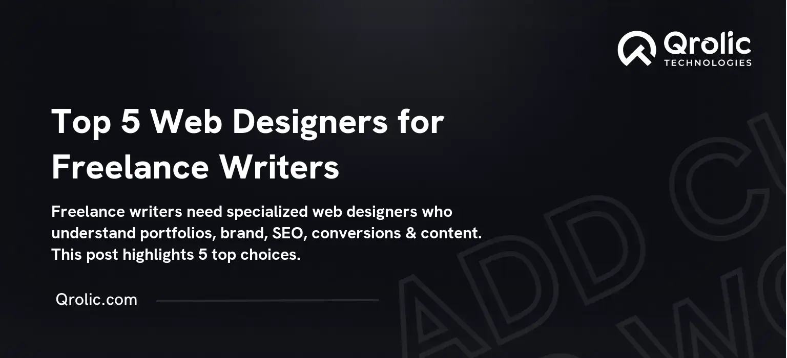 Top 5 Web Designers for Freelance Writers Top-5-Web-Designers-for-Freelance-Writers-Featured-Image