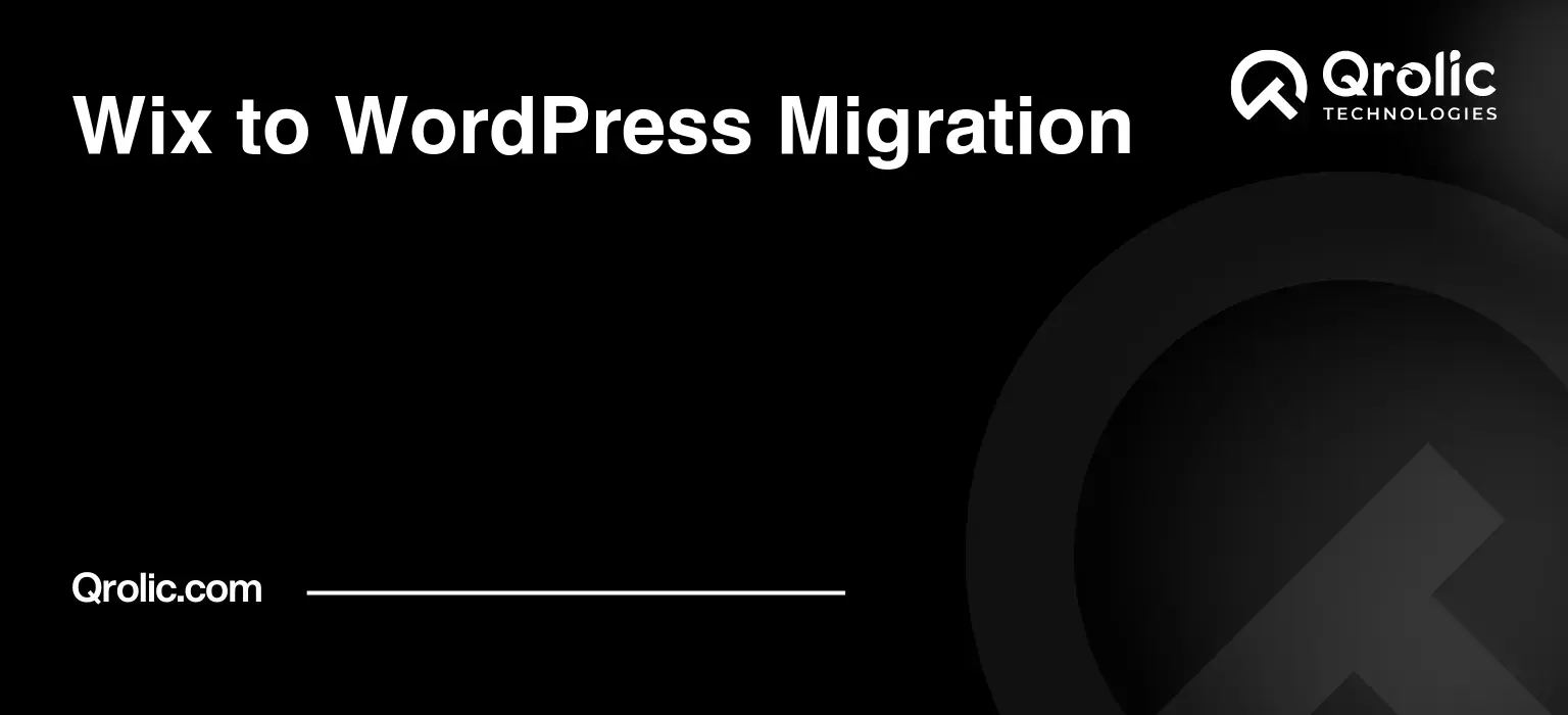 Wix to WordPress Migration Wix to WordPress Migration
