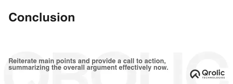 Conclusion Conclusion