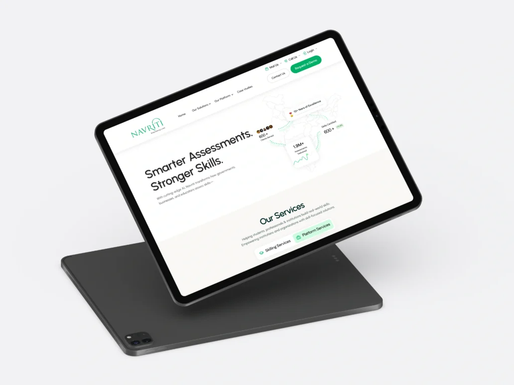 Empowering India’s Skilling Movement — Navriti Website Redesign Empowering