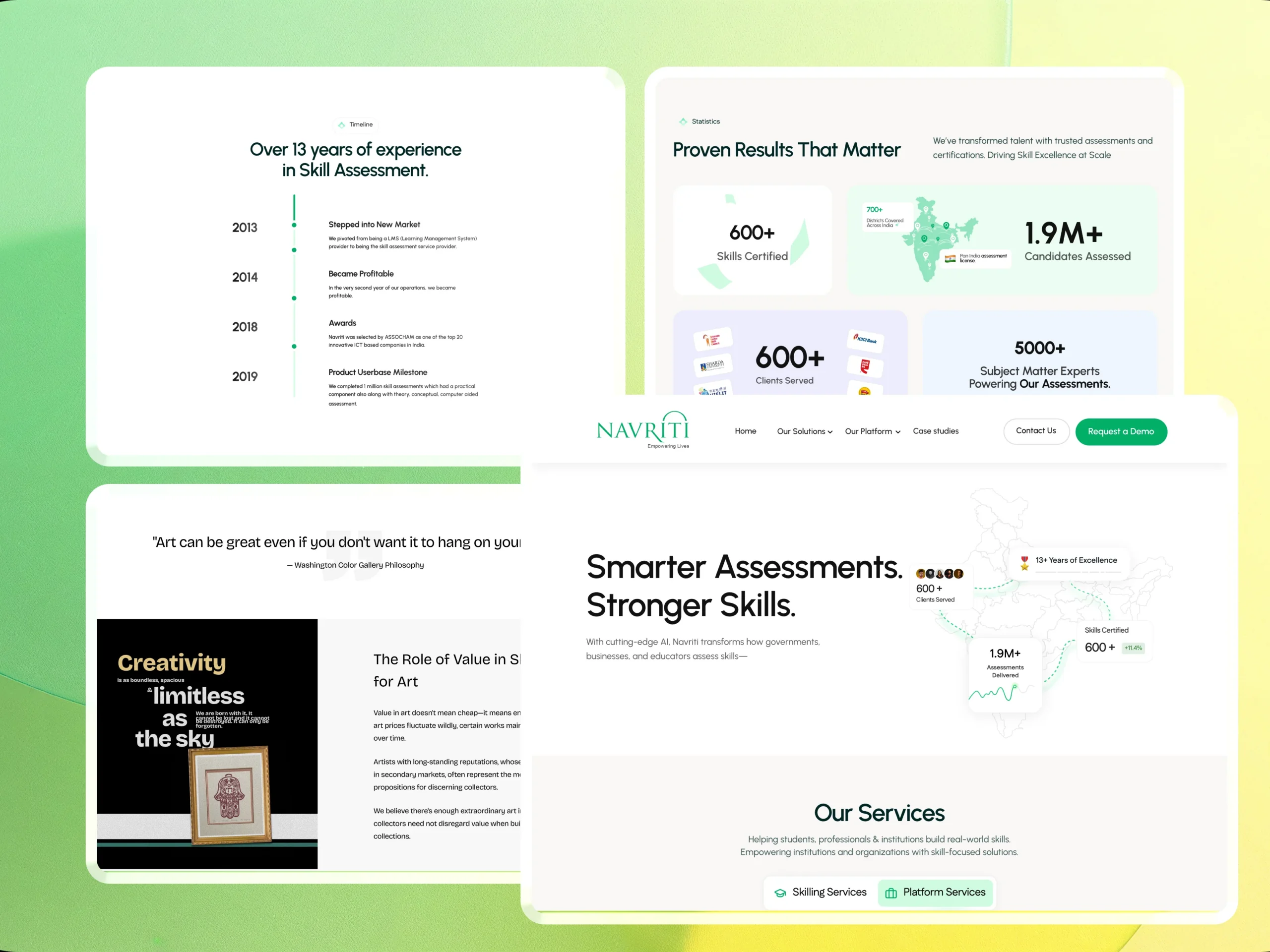 Empowering India’s Skilling Movement — Navriti Website Redesign Empowering