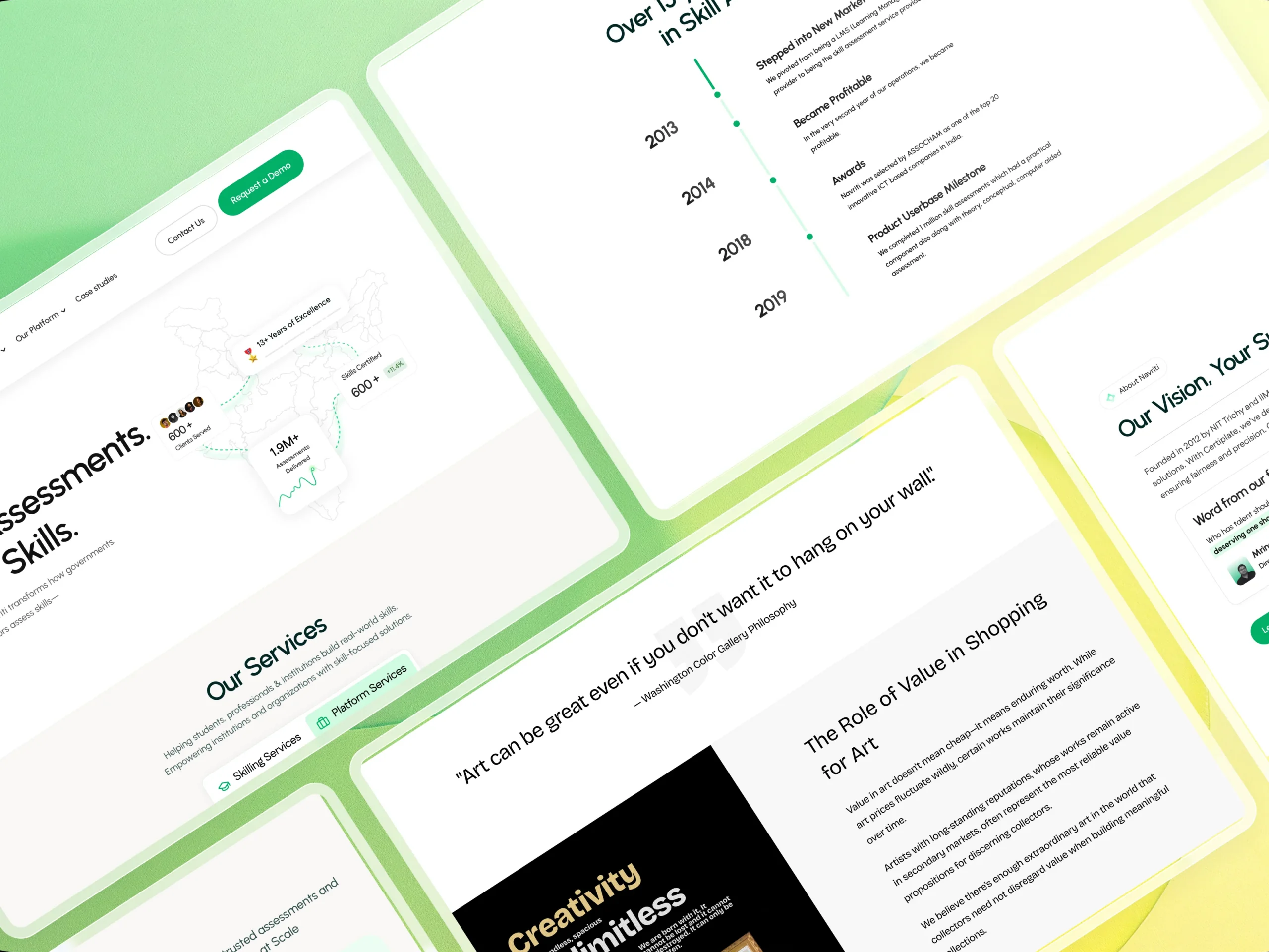 Empowering India’s Skilling Movement — Navriti Website Redesign Empowering