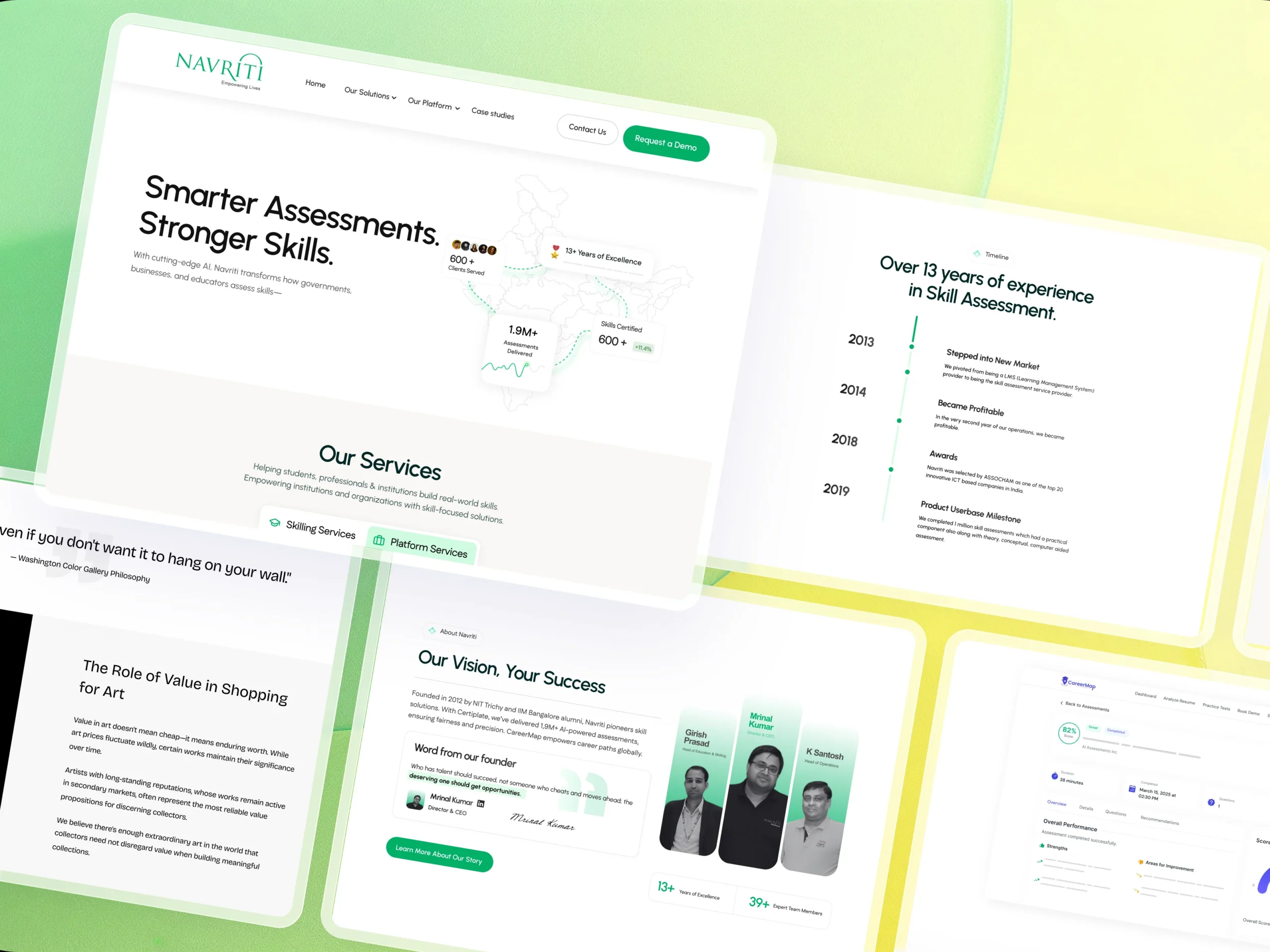 Empowering India’s Skilling Movement — Navriti Website Redesign Empowering
