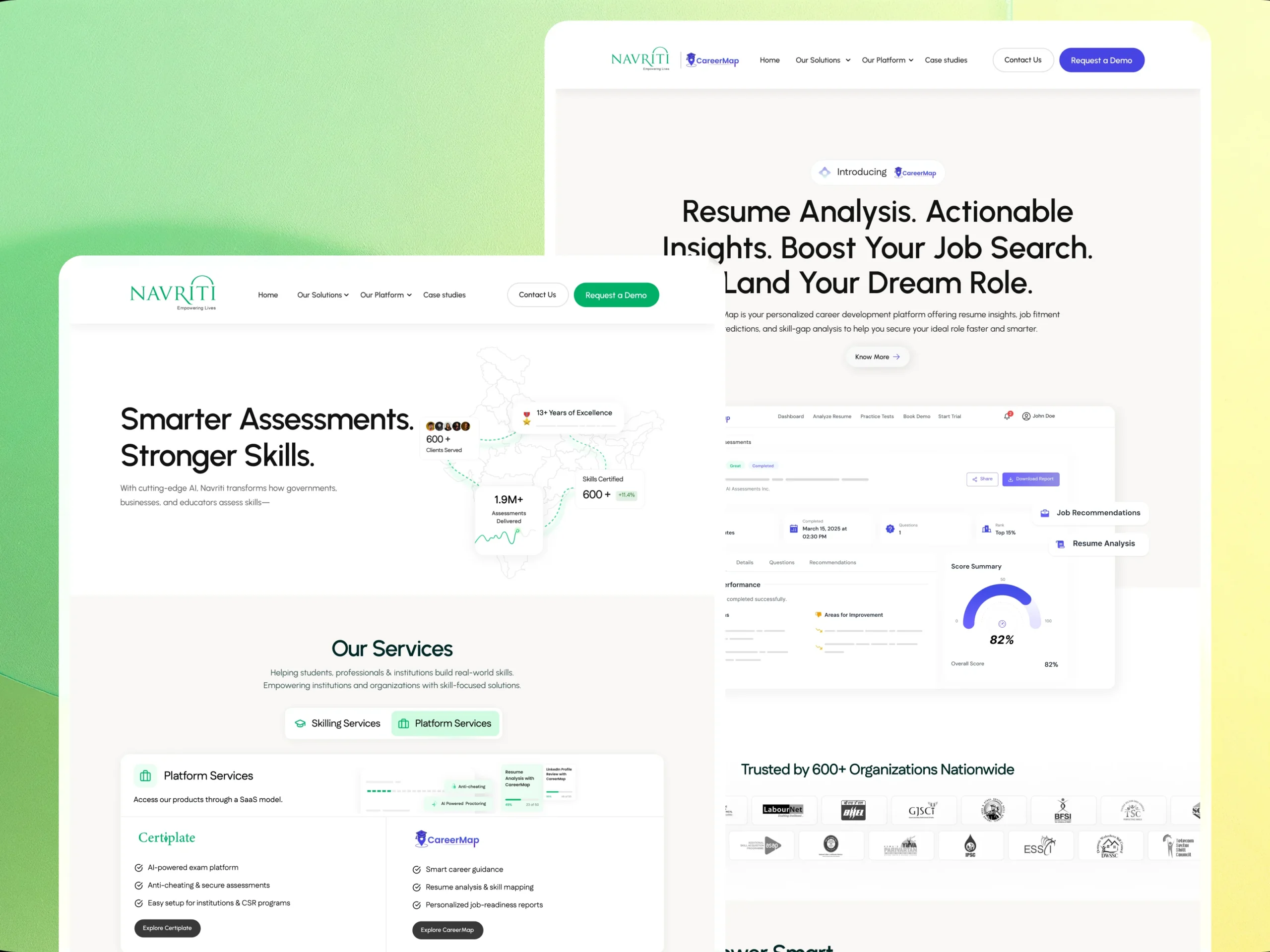 Empowering India’s Skilling Movement — Navriti Website Redesign Empowering