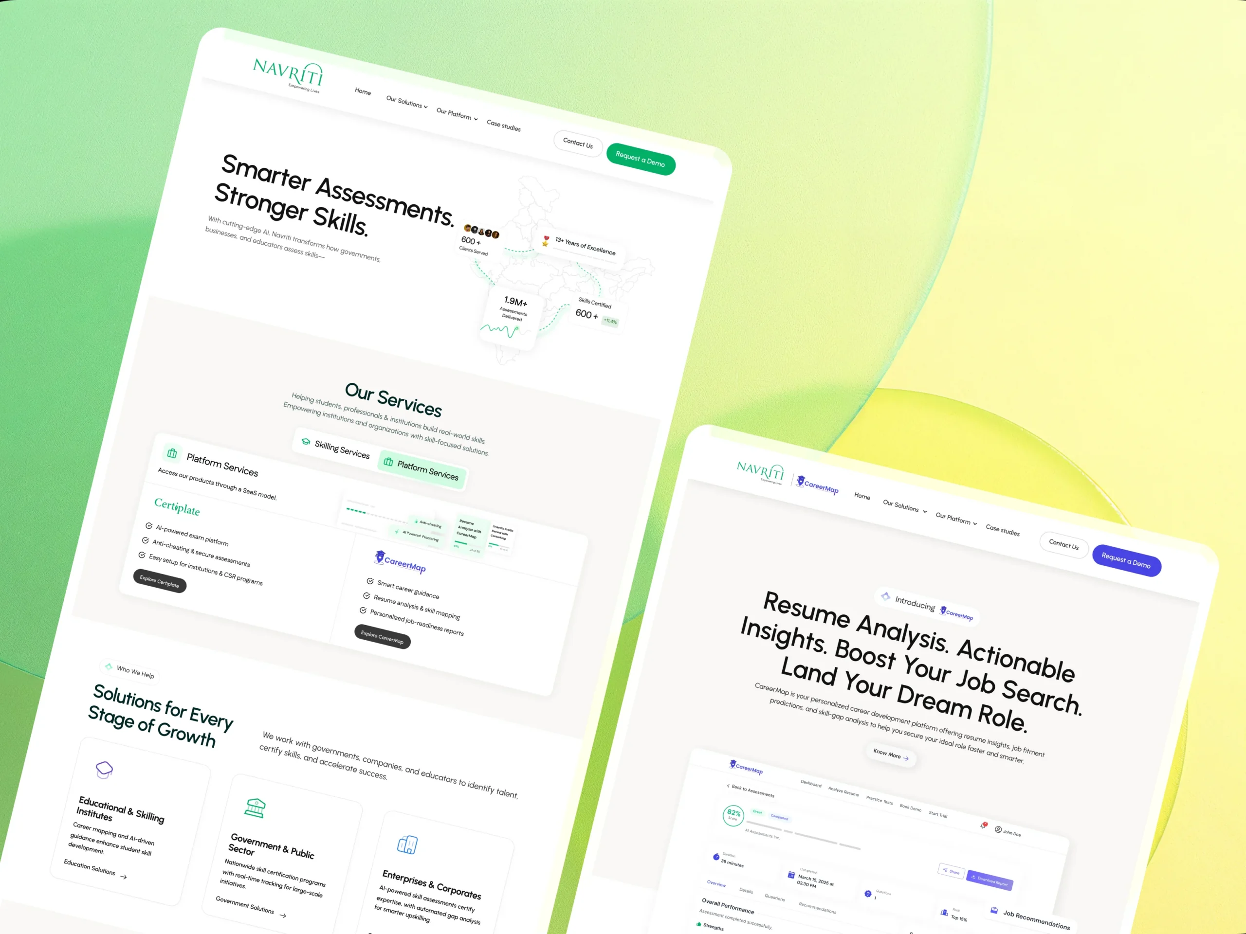 Empowering India’s Skilling Movement — Navriti Website Redesign Empowering