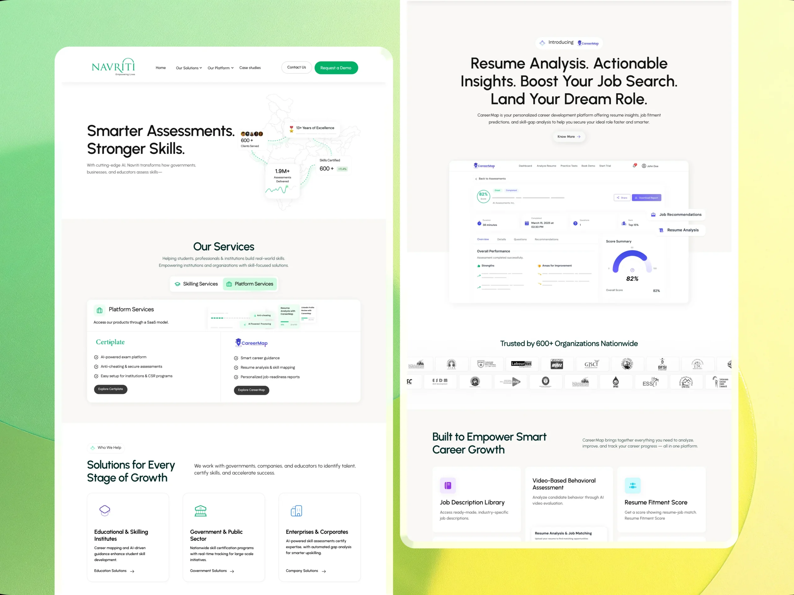 Empowering India’s Skilling Movement — Navriti Website Redesign Empowering