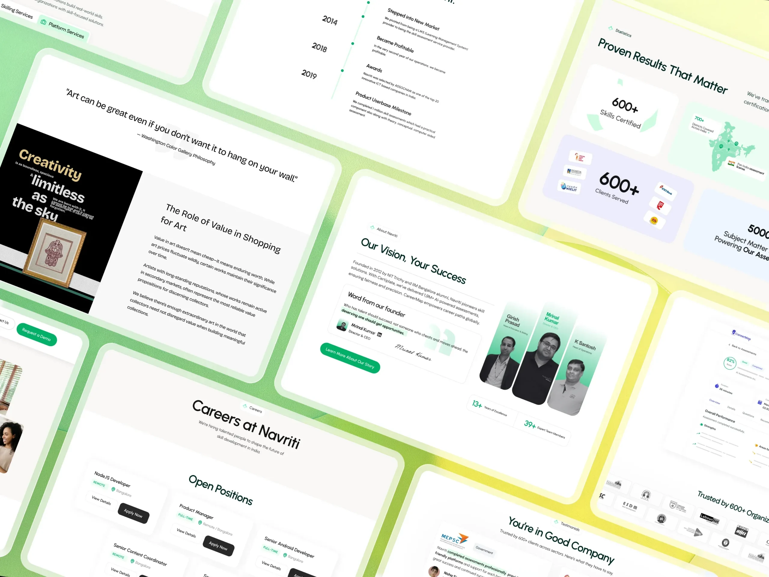 Empowering India’s Skilling Movement — Navriti Website Redesign Empowering