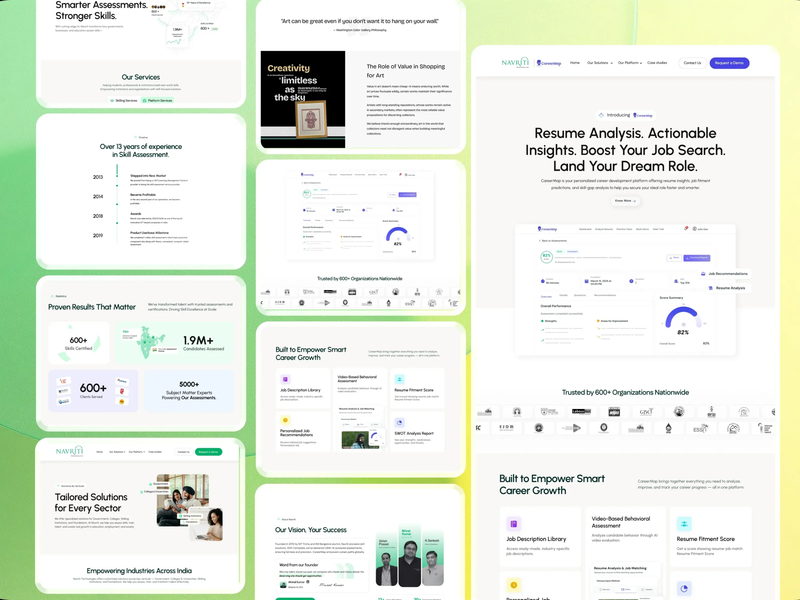 Empowering India’s Skilling Movement — Navriti Website Redesign solution