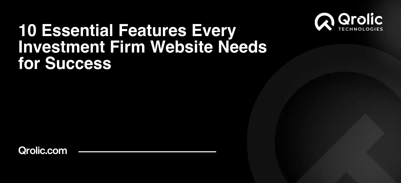 10 Essential Features Every Investment Firm Website Needs for Success how to migrate a woocommerce store without losing data