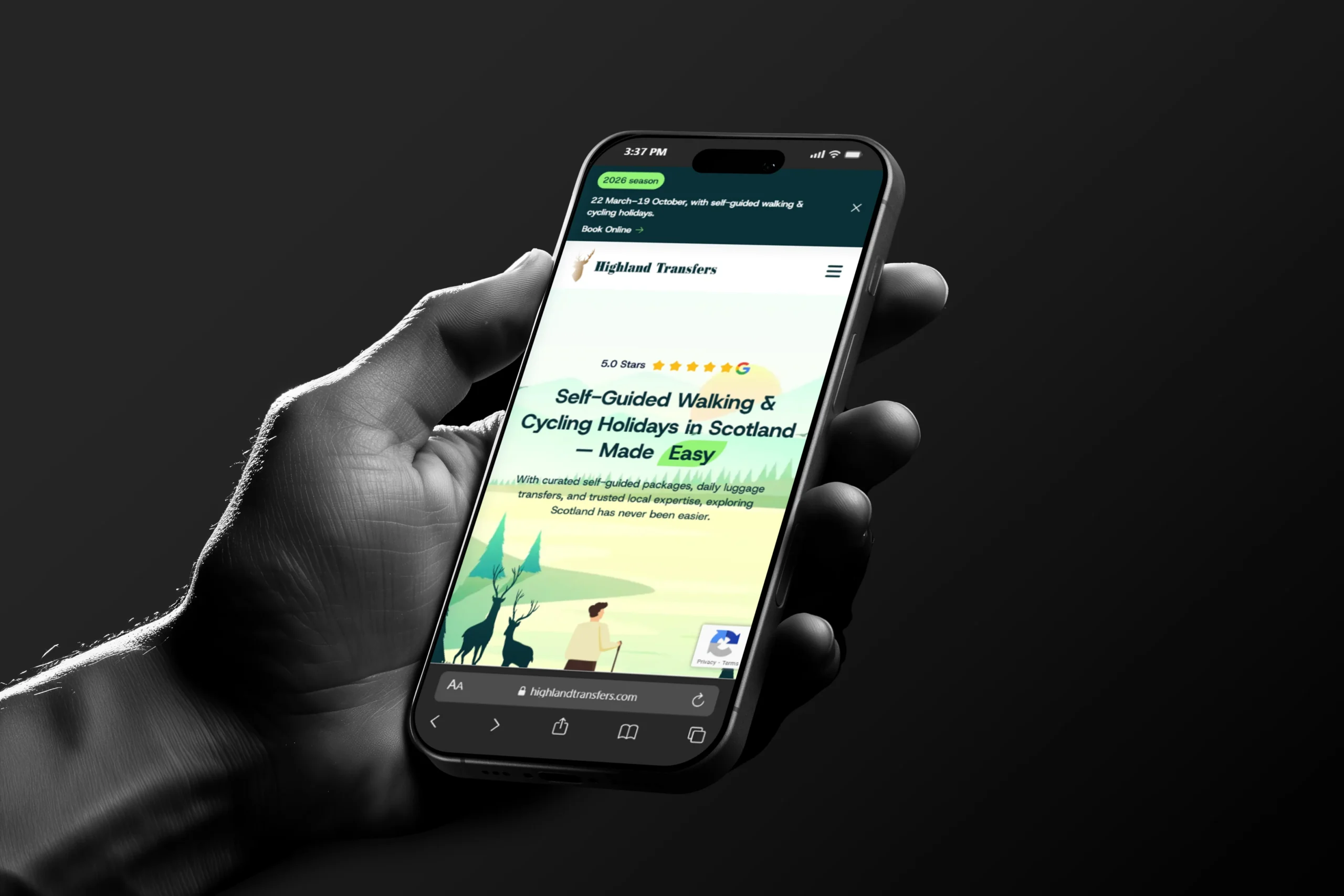 Highland Transfers Website Redesign & Development & SEO Optimization Highland Transfers