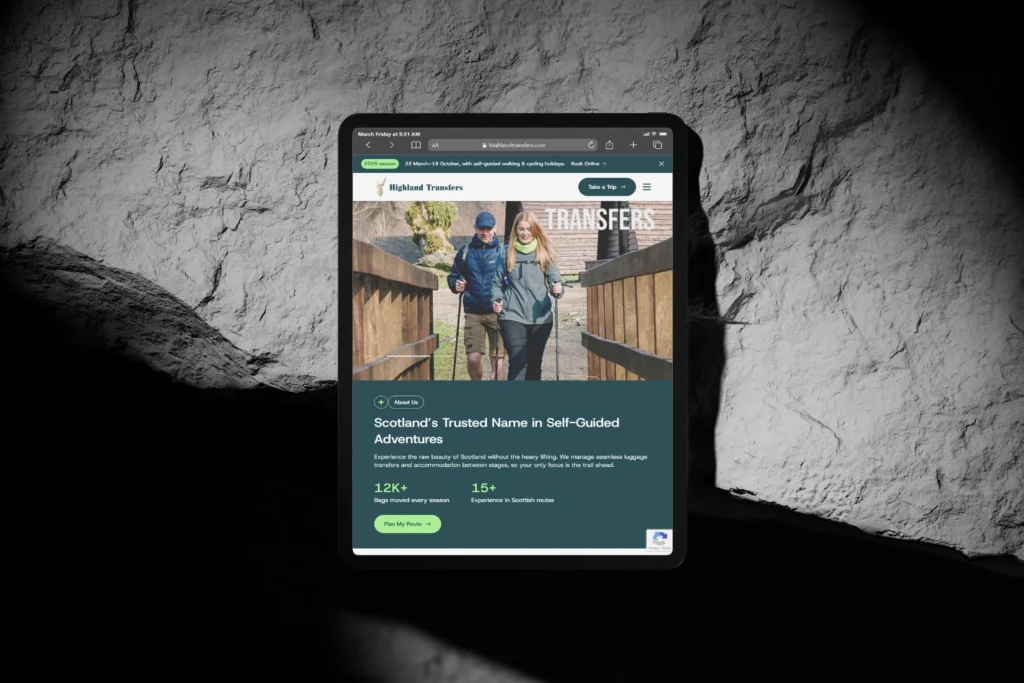 Highland Transfers Website Redesign & Development & SEO Optimization Highland Transfers