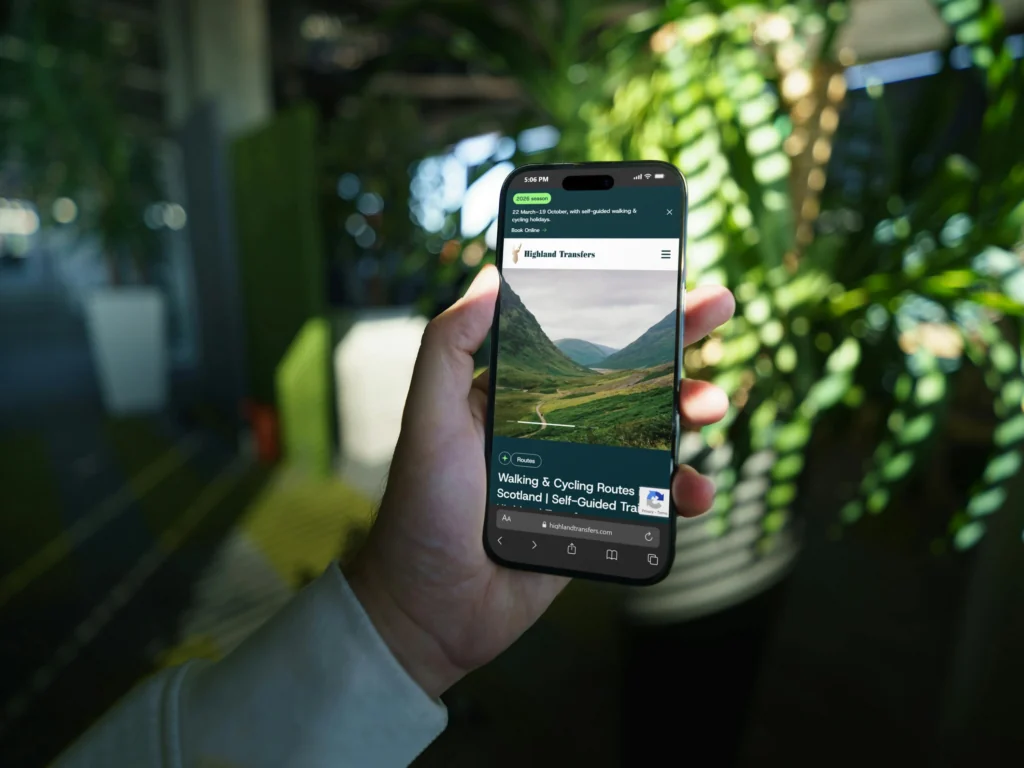 Highland Transfers Website Redesign & Development & SEO Optimization Highland Transfers