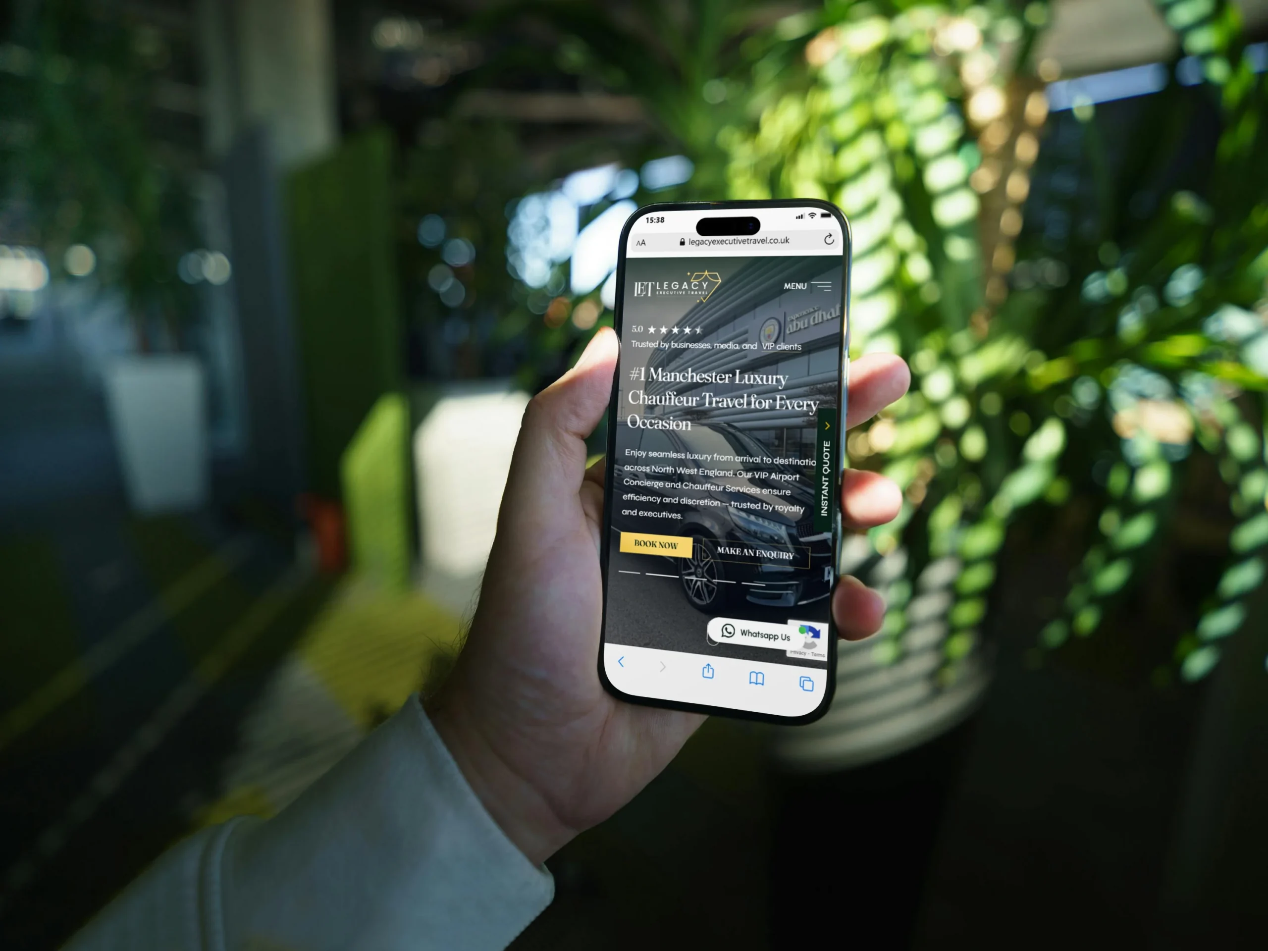 Legacy Executive Travel Website Redesign Case Study – Luxury Chauffeur Platform Legacy Executive Travel