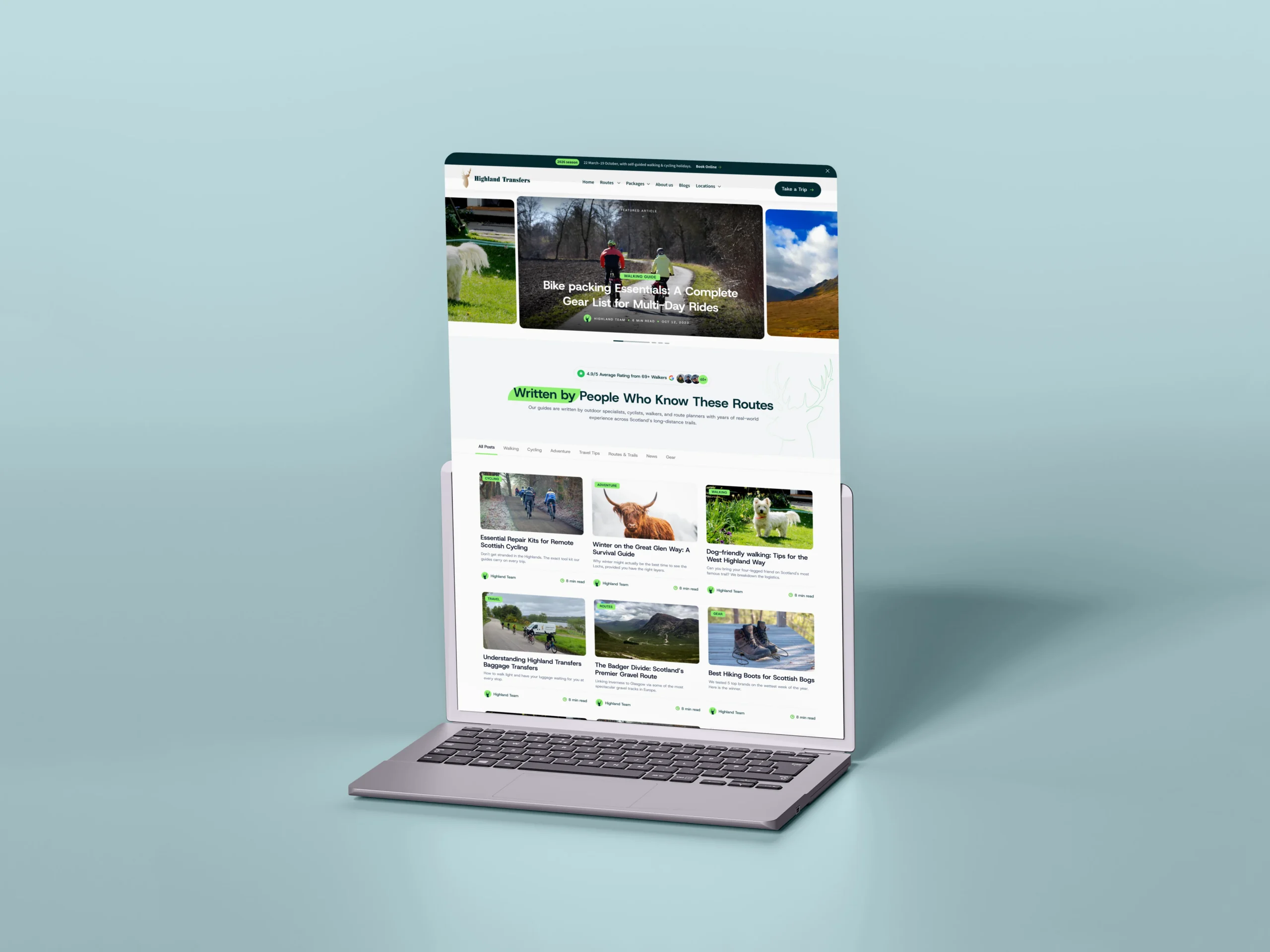 Highland Transfers Website Redesign & Development & SEO Optimization Highland Transfers