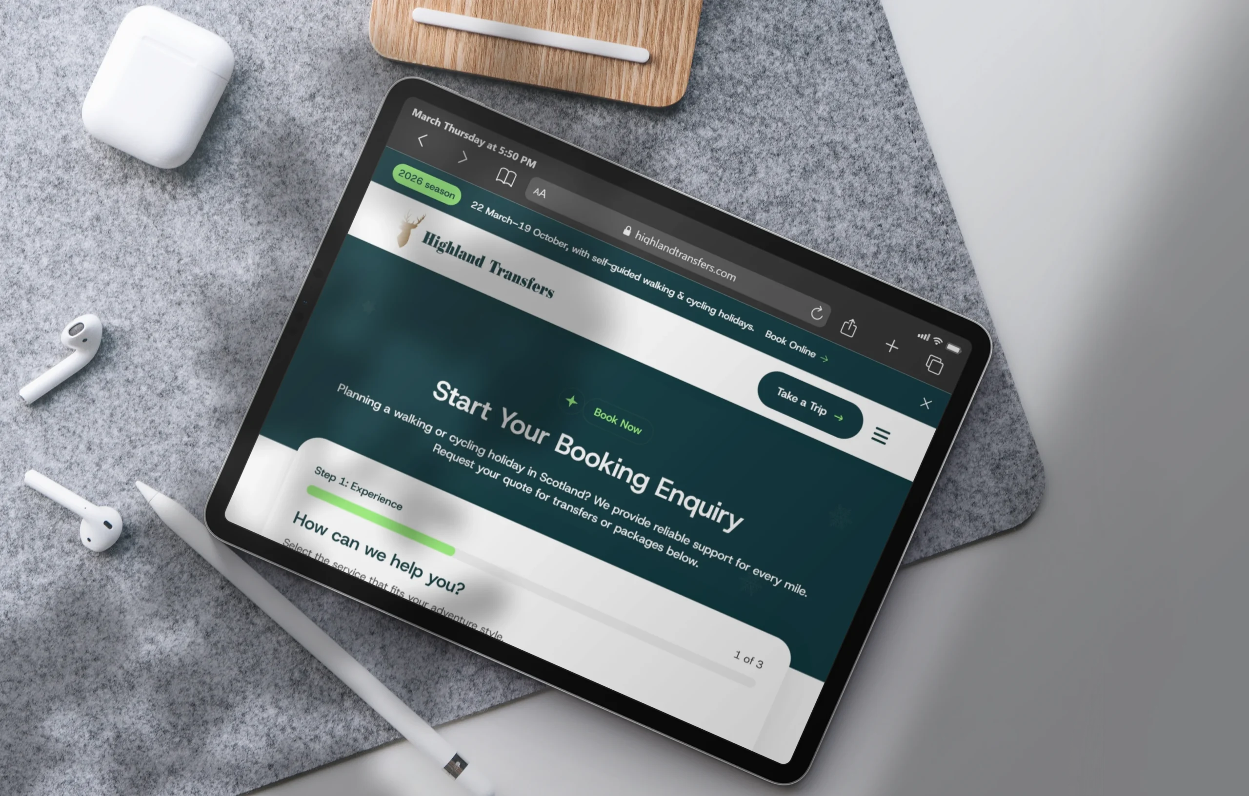 Highland Transfers Website Redesign & Development & SEO Optimization Highland Transfers