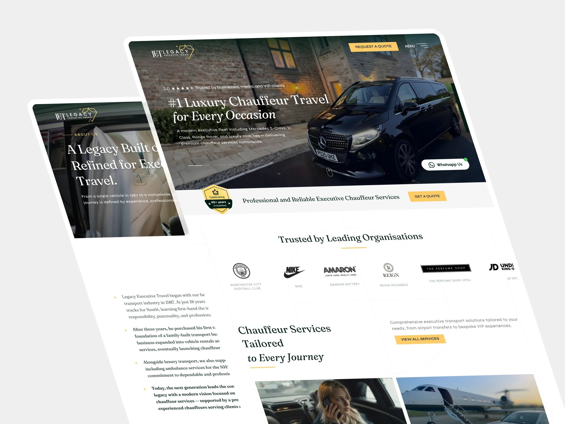 Legacy Executive Travel Website Redesign Case Study – Luxury Chauffeur Platform Dribbble Shot Desk - 10 (1)