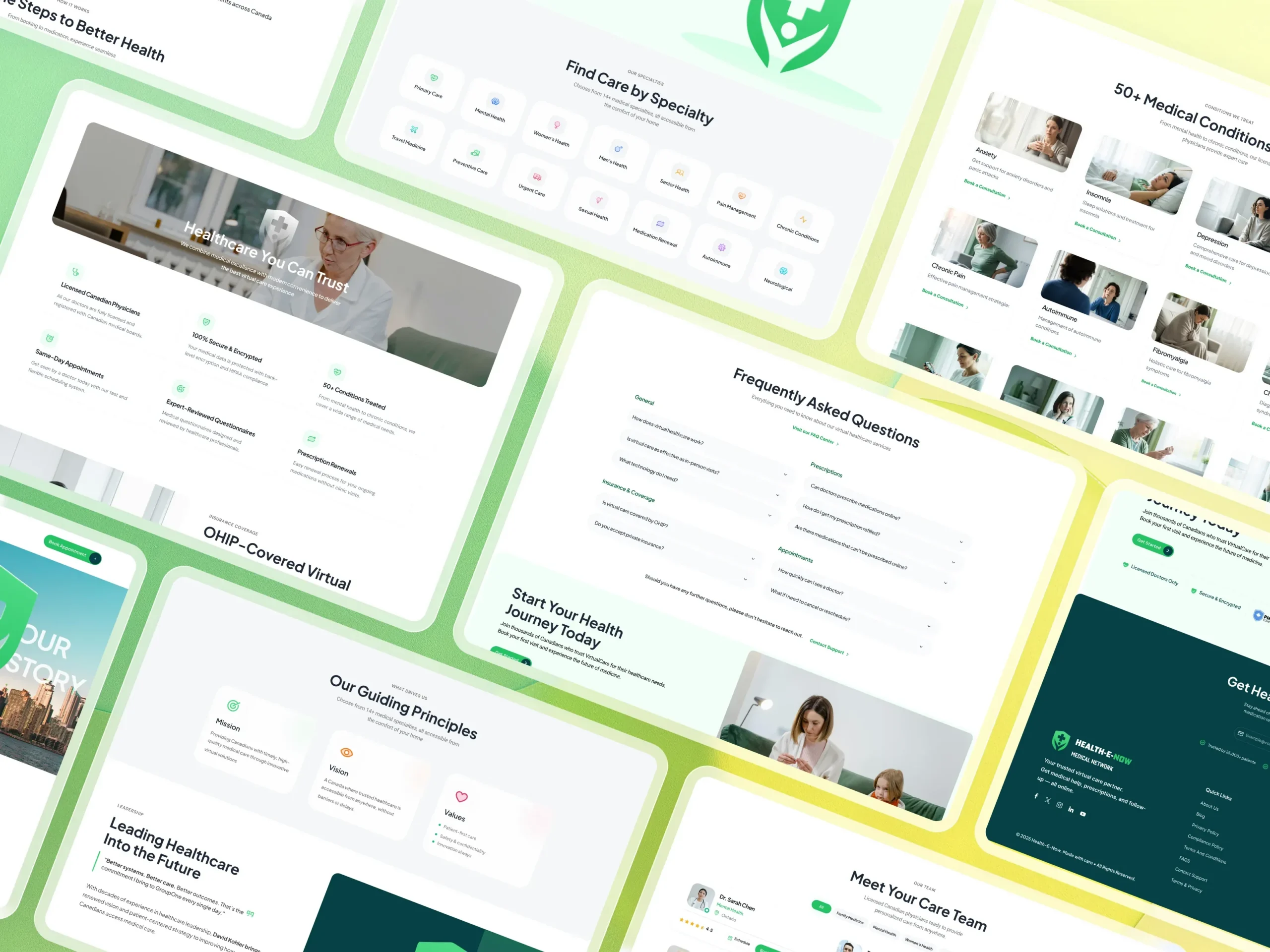 Health-e-now Website Redesign & UI/UX Enhancement health-e-now