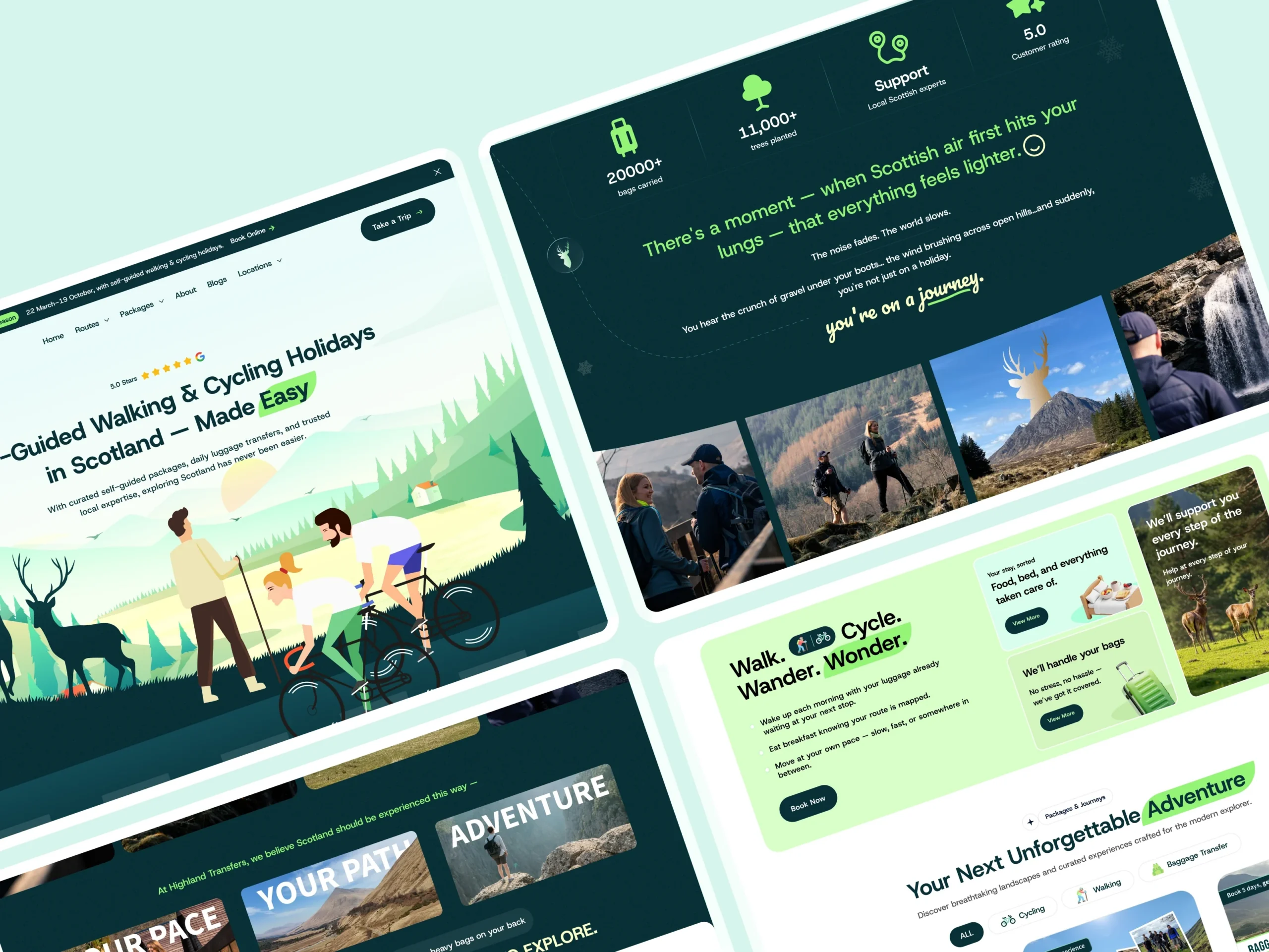 Highland Transfers Website Redesign & Development & SEO Optimization Dribbble Shot Desk - 14 (2)