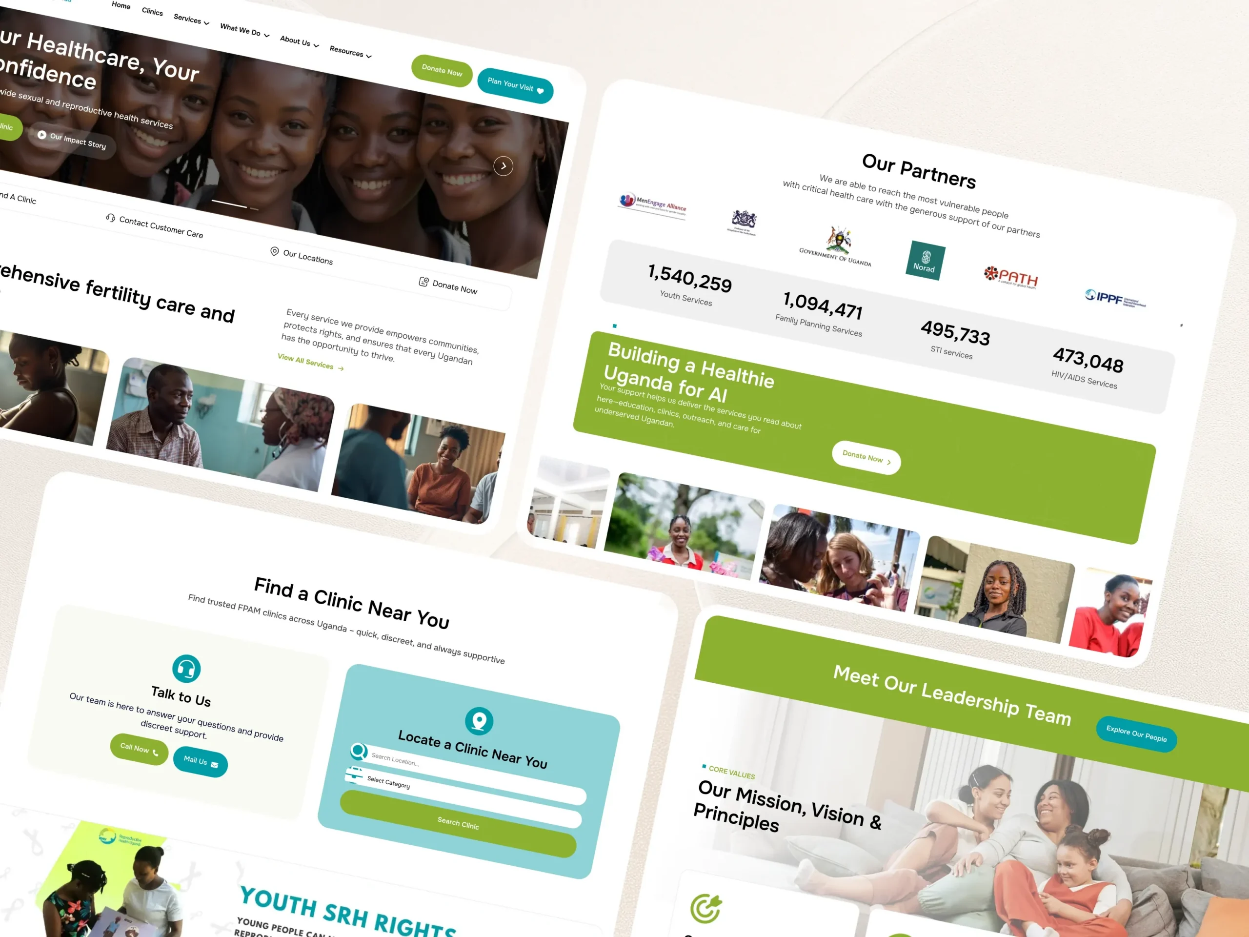 Reproductive Health Uganda (RHU) Website Modernization Case Study | Digital Healthcare Transformation Healthcare Website Development,WordPress healthcare website,healthcare website redesign