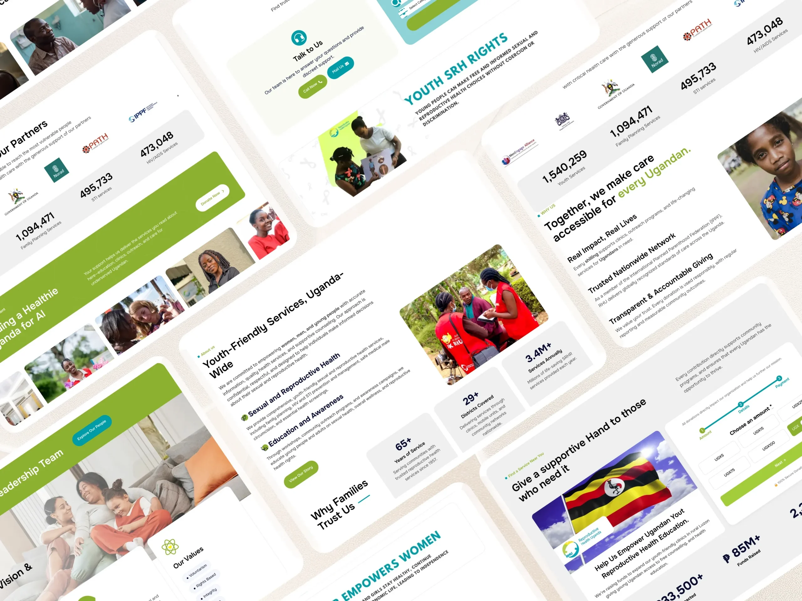 Reproductive Health Uganda (RHU) Website Modernization Case Study | Digital Healthcare Transformation Healthcare Website Development,WordPress healthcare website,healthcare website redesign