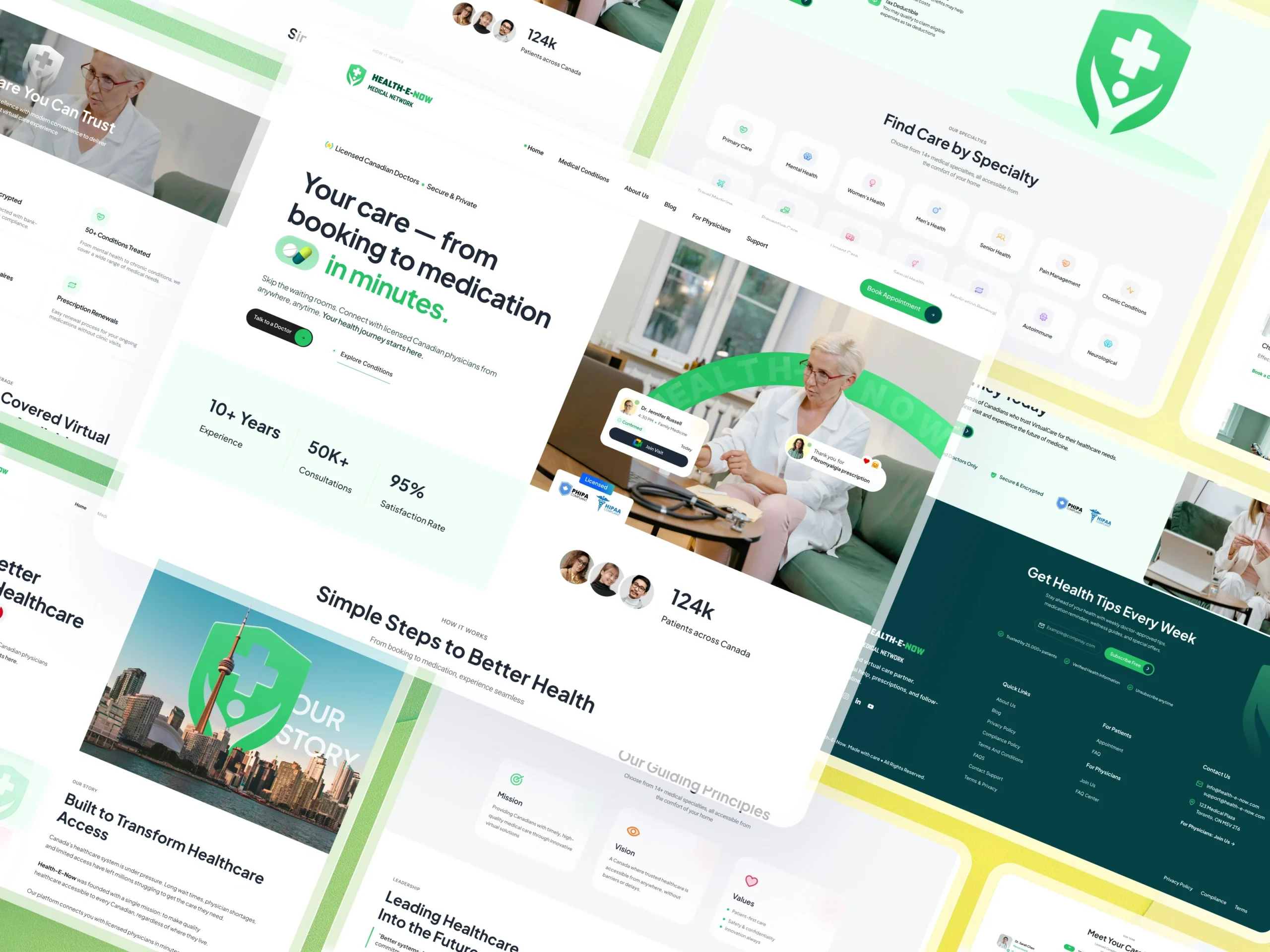 Health-e-now Website Redesign & UI/UX Enhancement Dribbble Shot Desk - 25 (1)