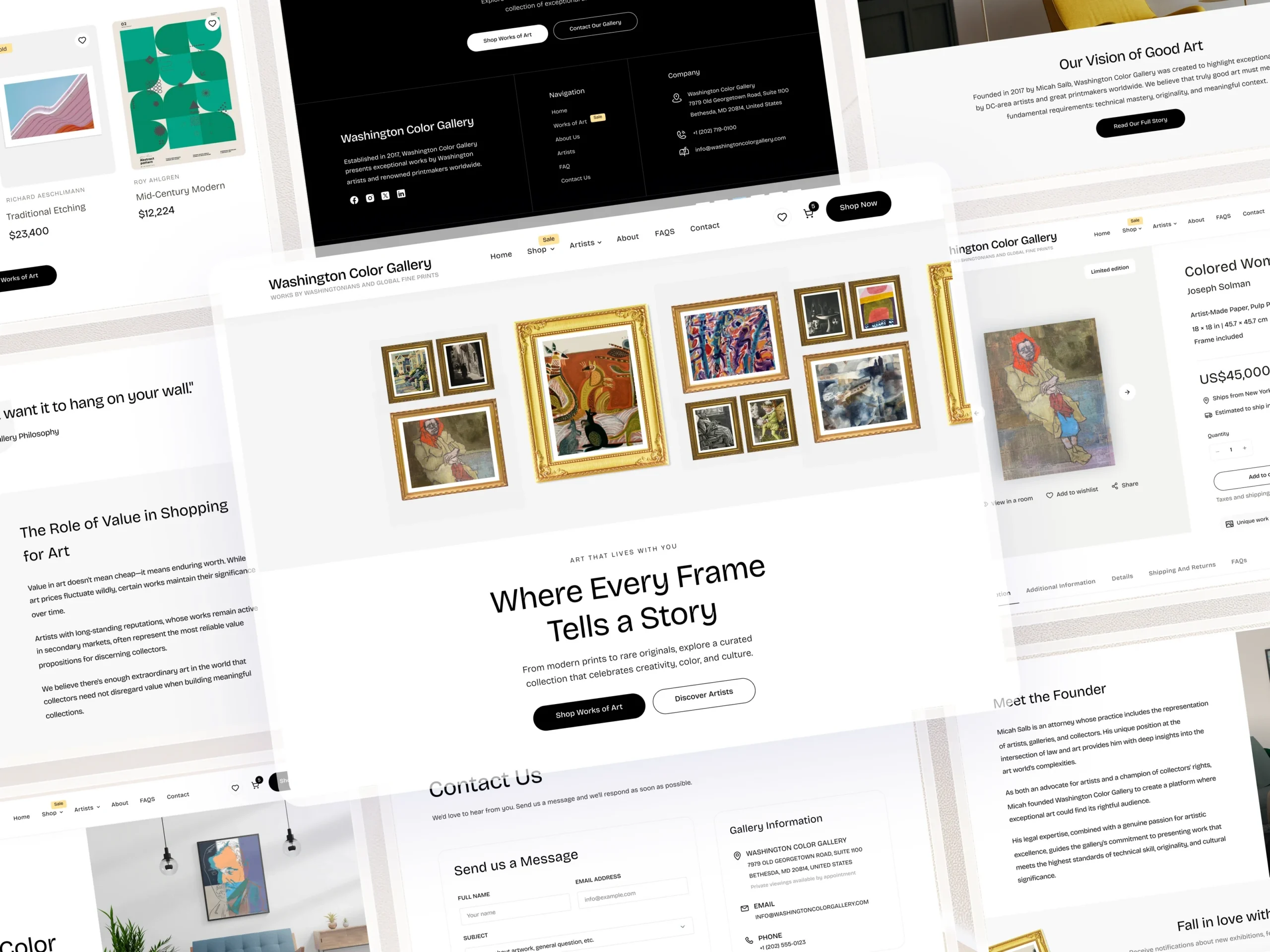 Washington Color Gallery Case Study – WordPress Redesign & Performance Optimization Dribbble Shot Desk - 26 (1)