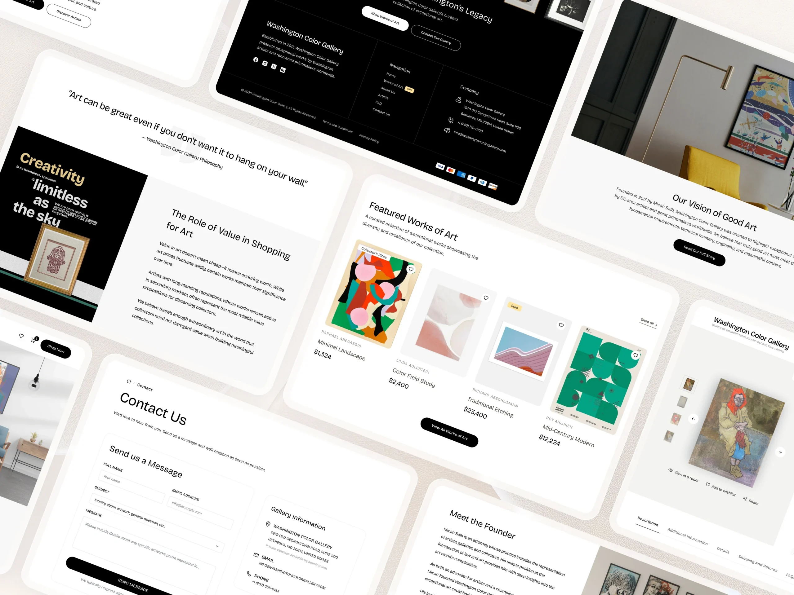 Washington Color Gallery Case Study – WordPress Redesign & Performance Optimization Dribbble Shot Desk - 29 (1)