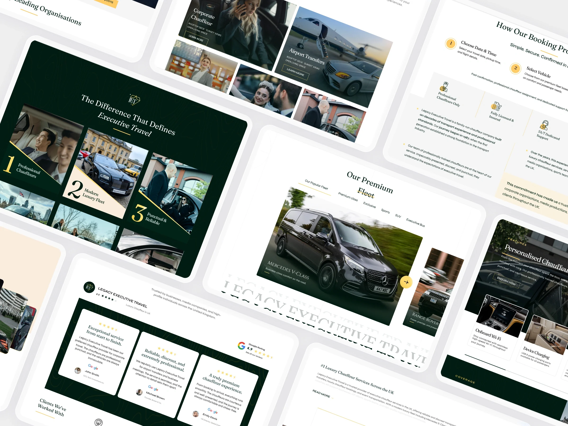 Legacy Executive Travel Website Redesign Case Study – Luxury Chauffeur Platform Dribbble Shot Desk - 29