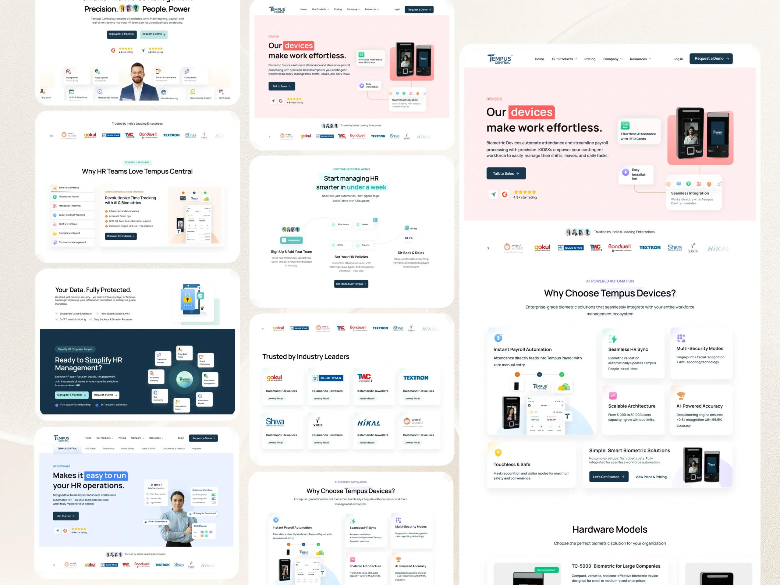 Tempus Central – HR & Workforce Management Website Dribbble Shot Desk - 30 (5)