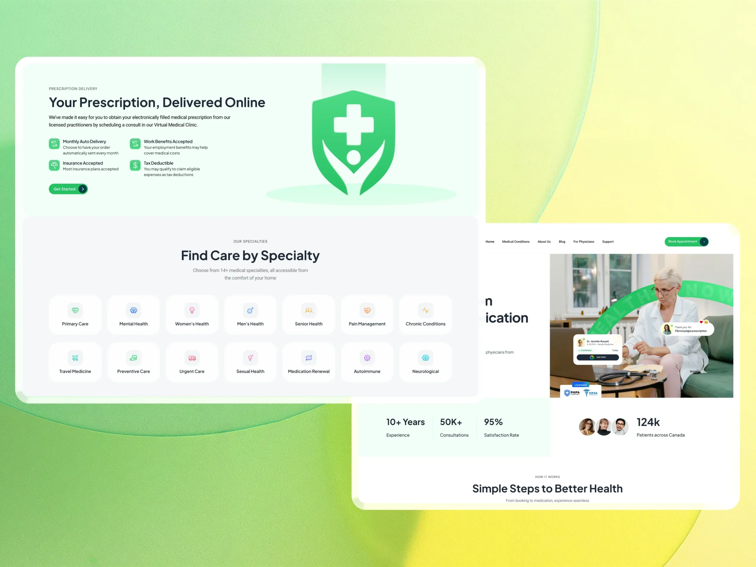 Health-e-now Website Redesign & UI/UX Enhancement health-e-now