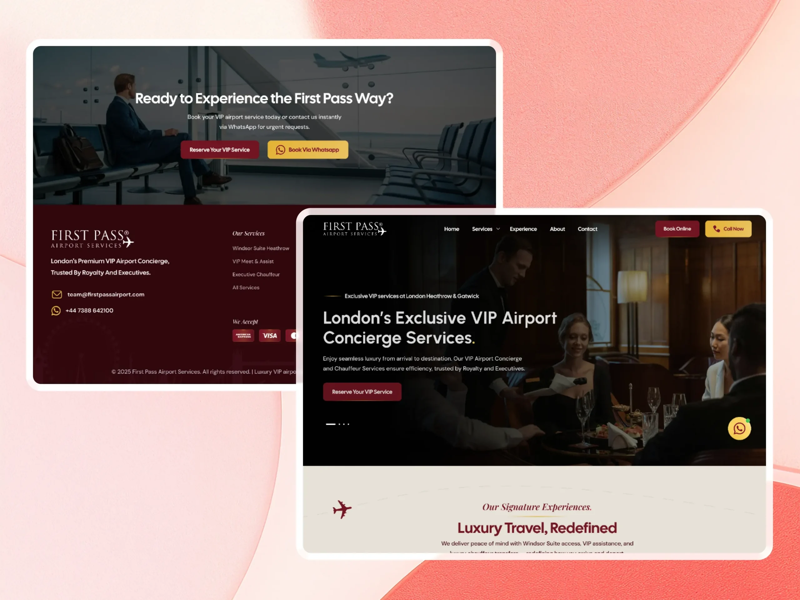 First Pass Airport Website Development & Smart Booking System First Pass