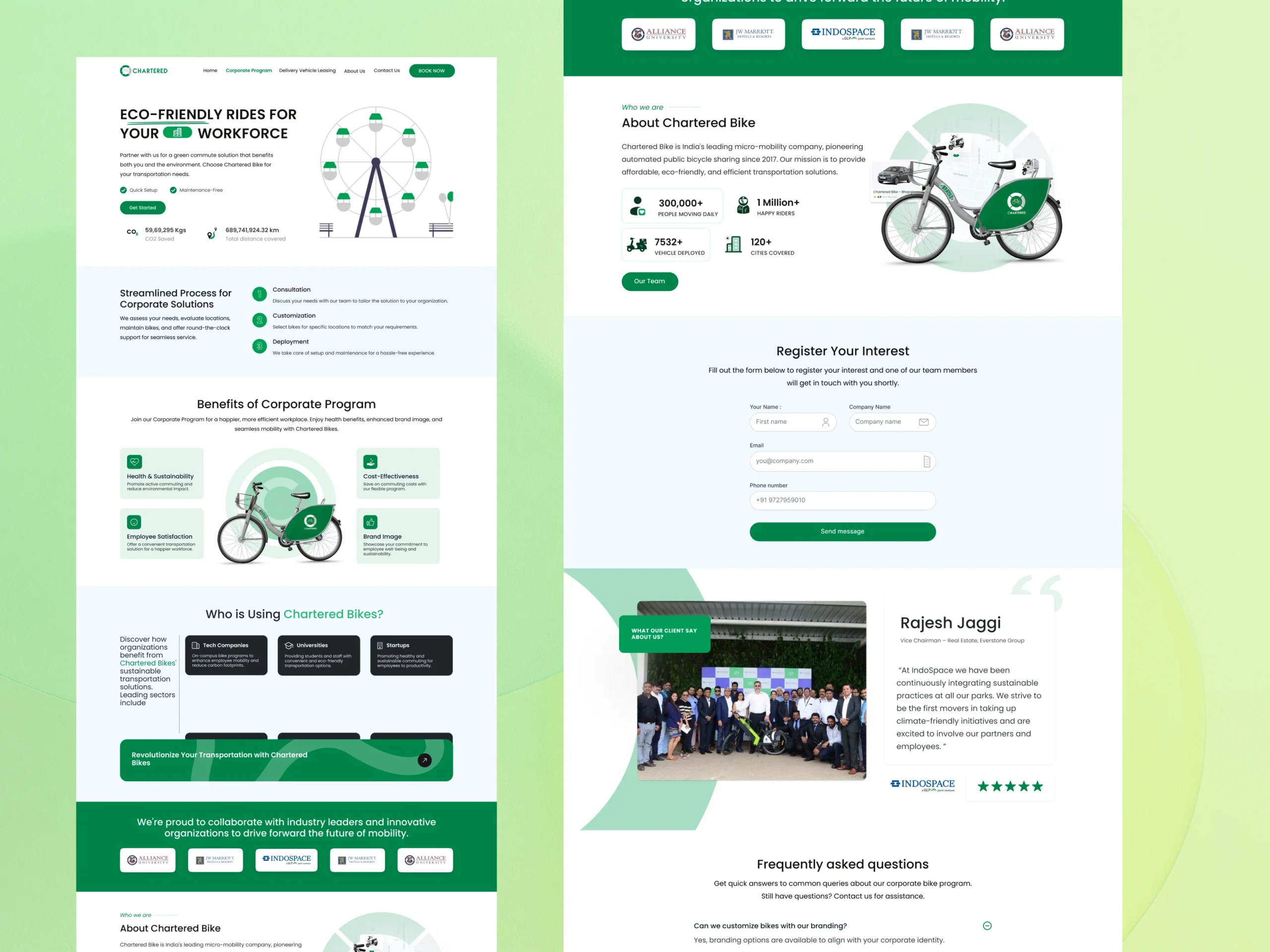 Designing a Fast and Functional Website for India’s Leading Bike-Sharing Service Bike-Sharing