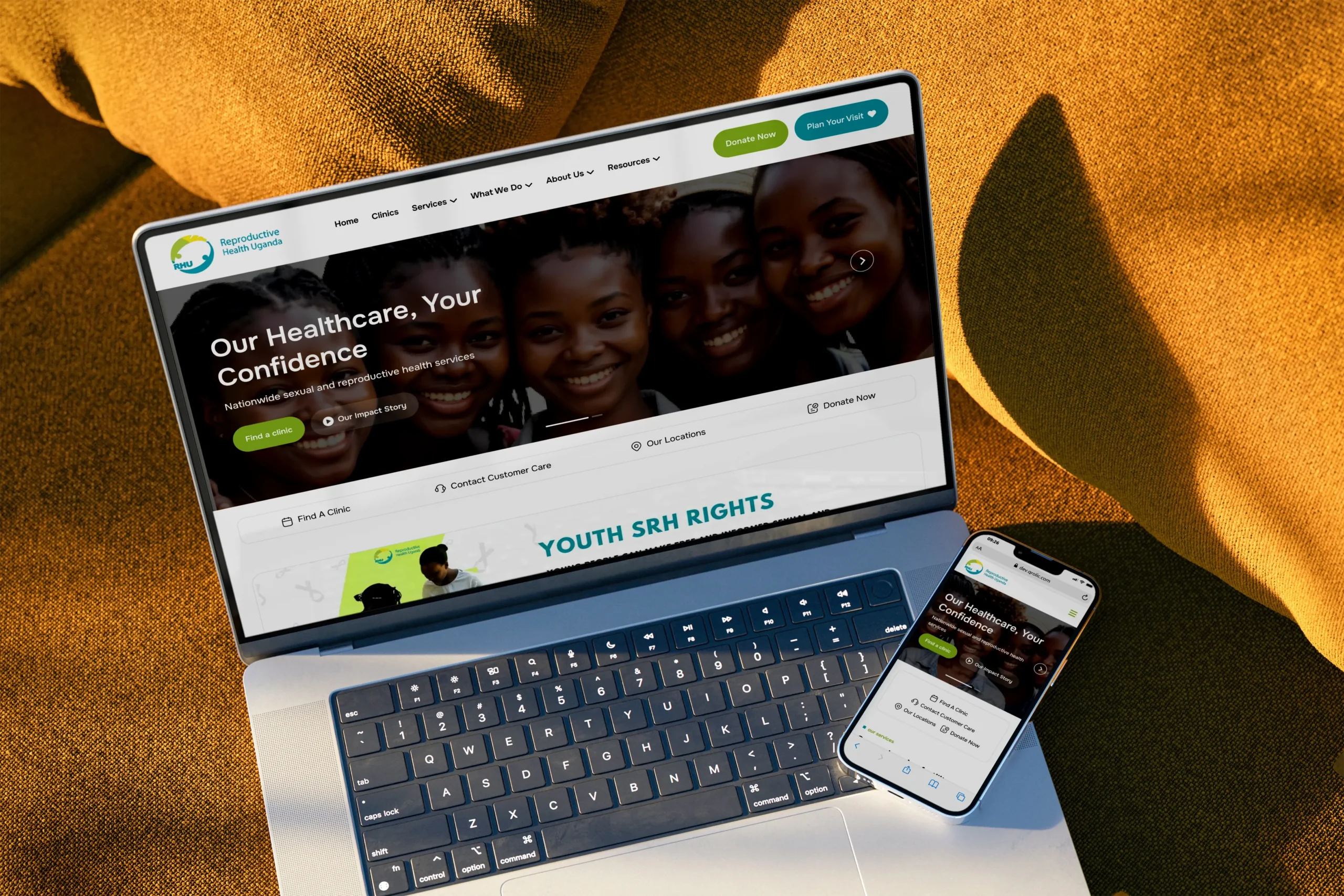 Reproductive Health Uganda (RHU) Website Modernization Case Study | Digital Healthcare Transformation Healthcare Website Development,WordPress healthcare website,healthcare website redesign