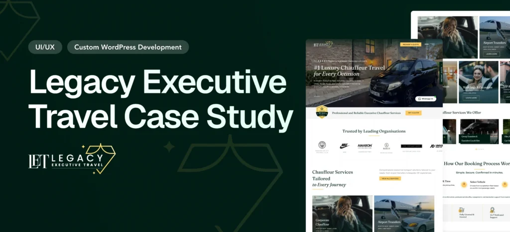 plugin-development Legacy Executive Travel Website Redesign Case Study – Luxury Chauffeur Platform
