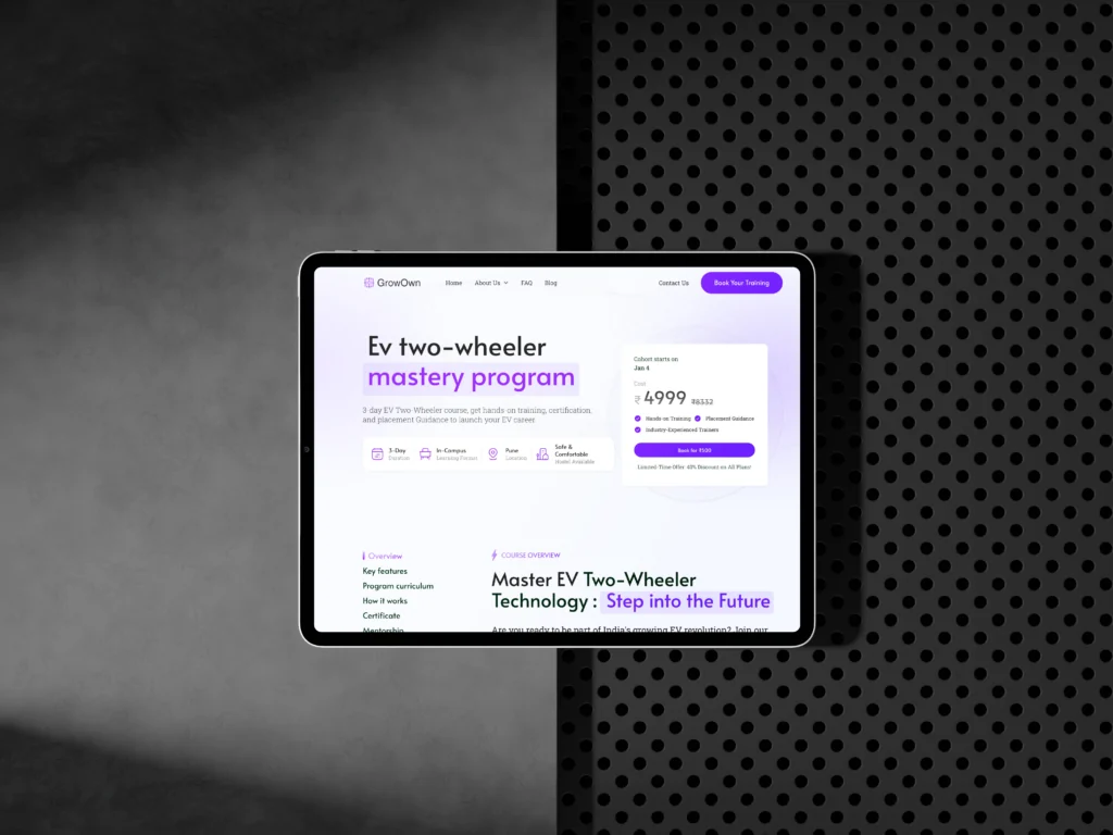 Building India’s Leading EV Learning Platform from Scratch: The Growown Success Story Growown
