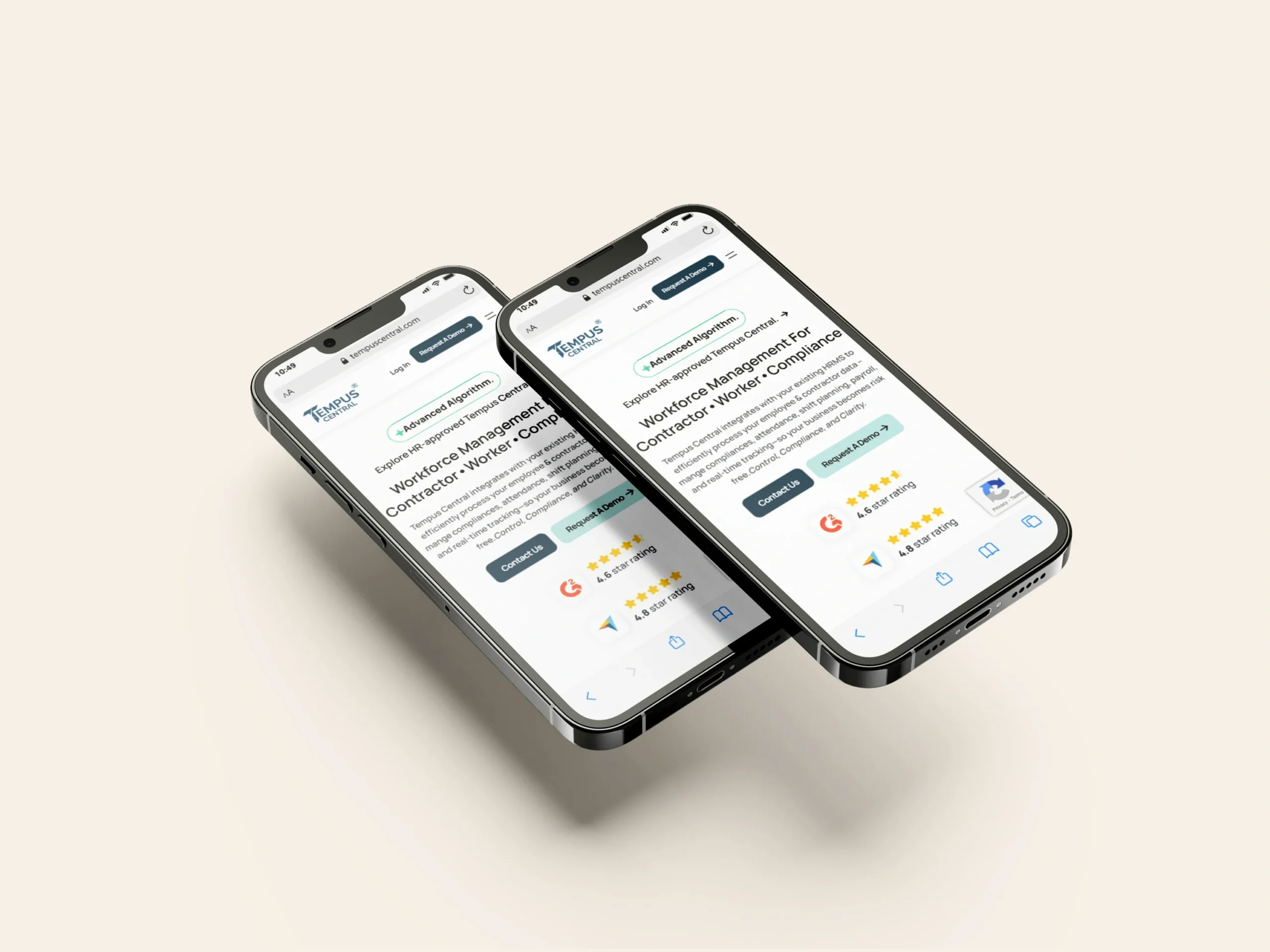 Tempus Central – HR & Workforce Management Website Tempus Central