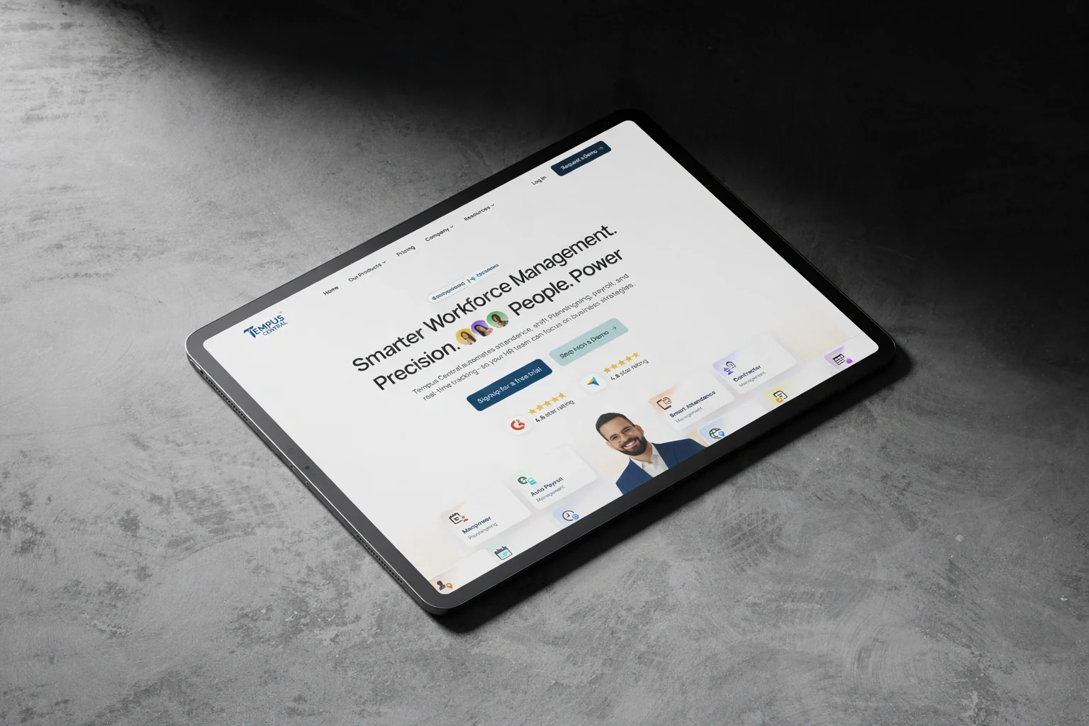 Tempus Central – HR & Workforce Management Website Tempus Central
