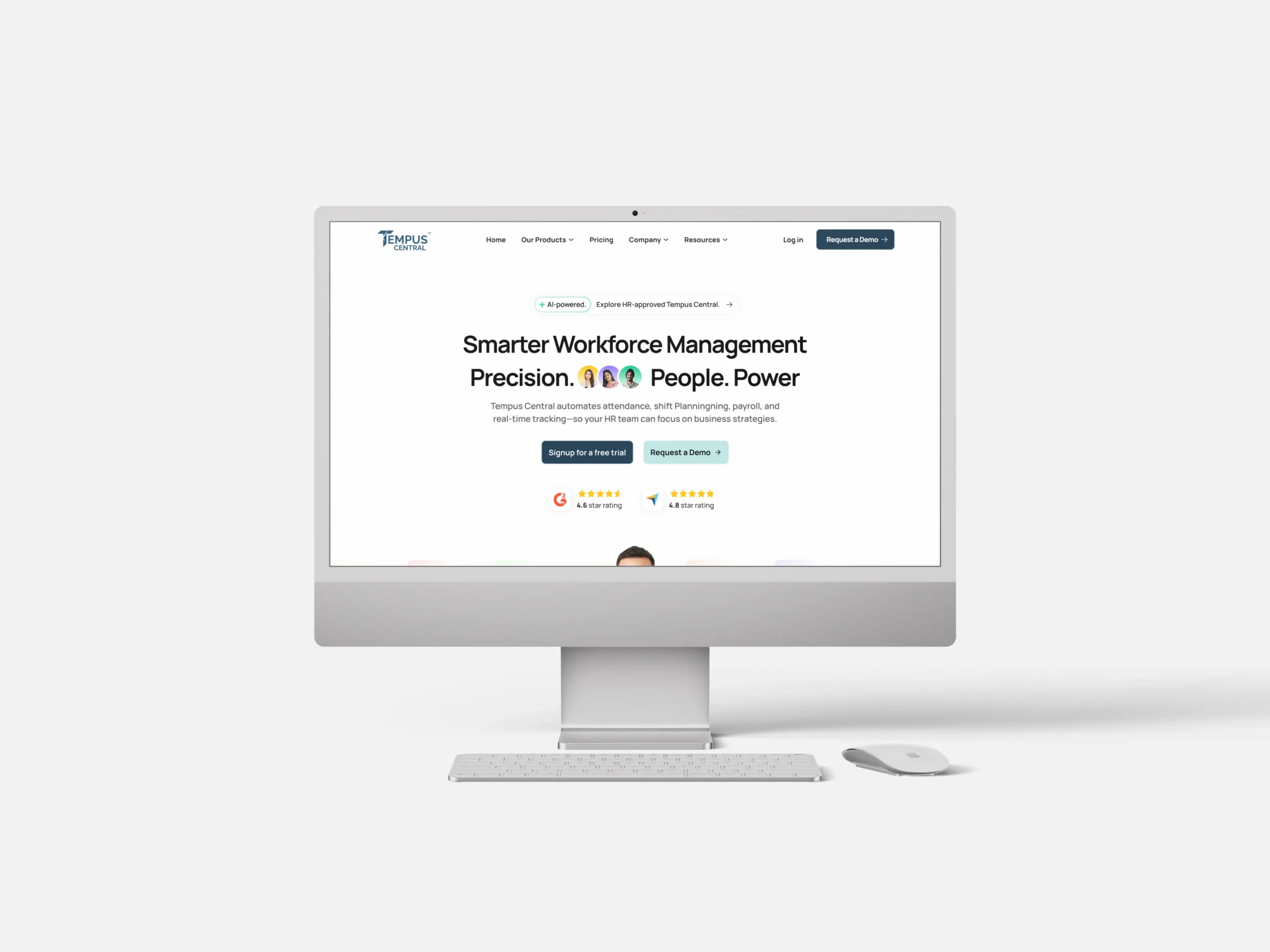 Tempus Central – HR & Workforce Management Website Tempus Central