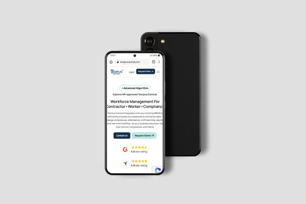 Tempus Central – HR & Workforce Management Website Tempus Central