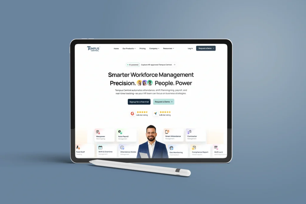 Tempus Central – HR & Workforce Management Website Tempus Central
