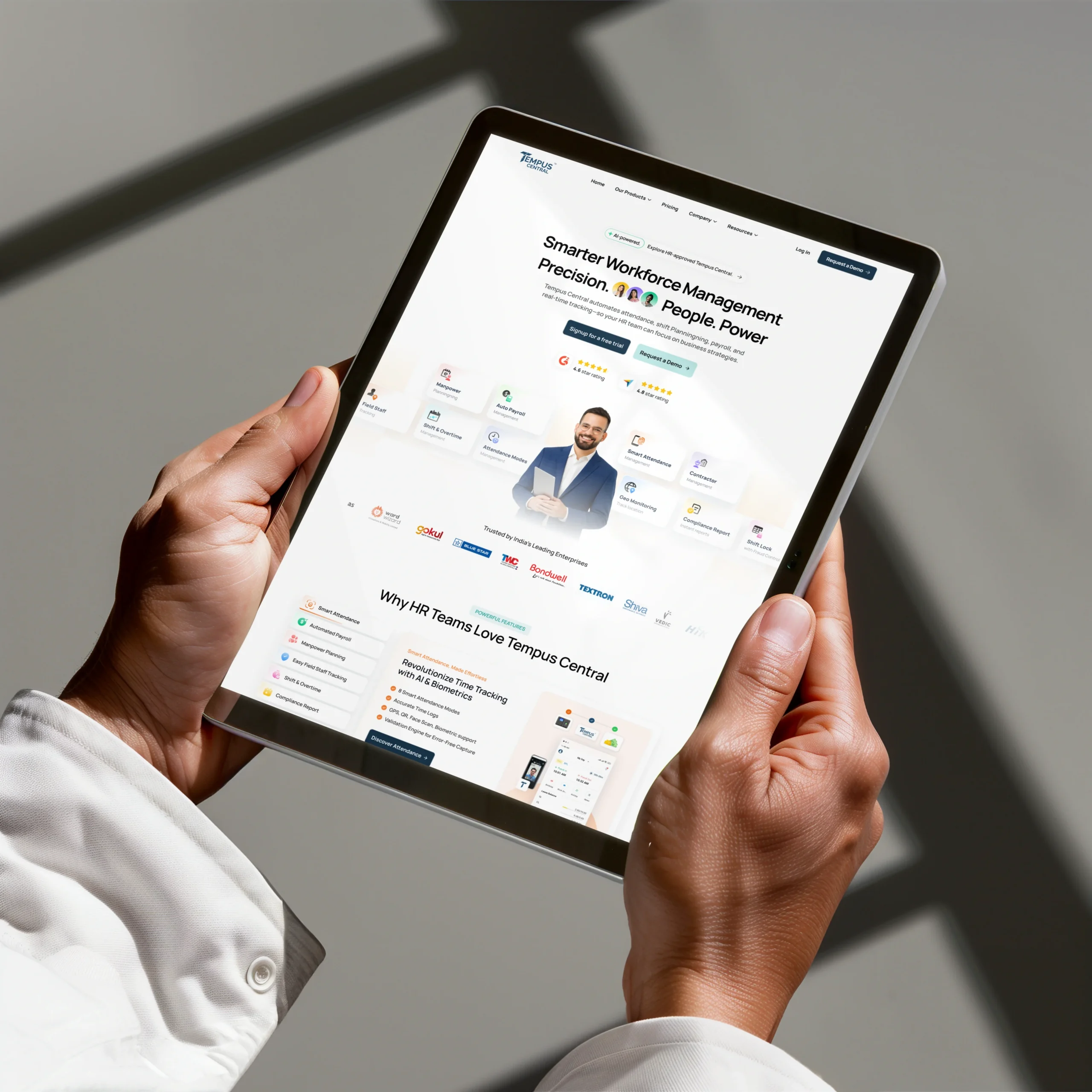 Tempus Central – HR & Workforce Management Website Tempus Central