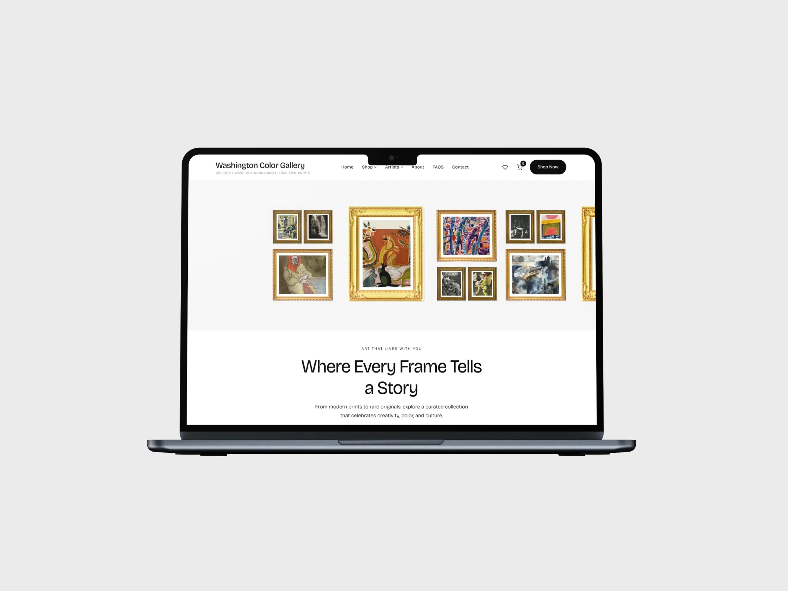 Washington Color Gallery Case Study – WordPress Redesign & Performance Optimization Washington Color Gallery mac