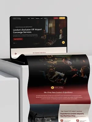 First Pass Airport Website Development & Smart Booking System First Pass