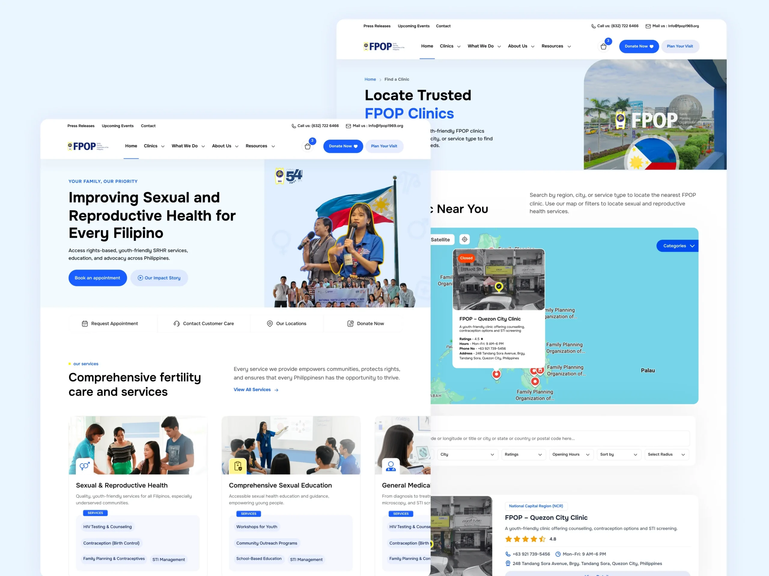 Family Planning Organization of the Philippines (FPOP): Scalable Healthcare & Donation Platform Case Study fpop-Challenges