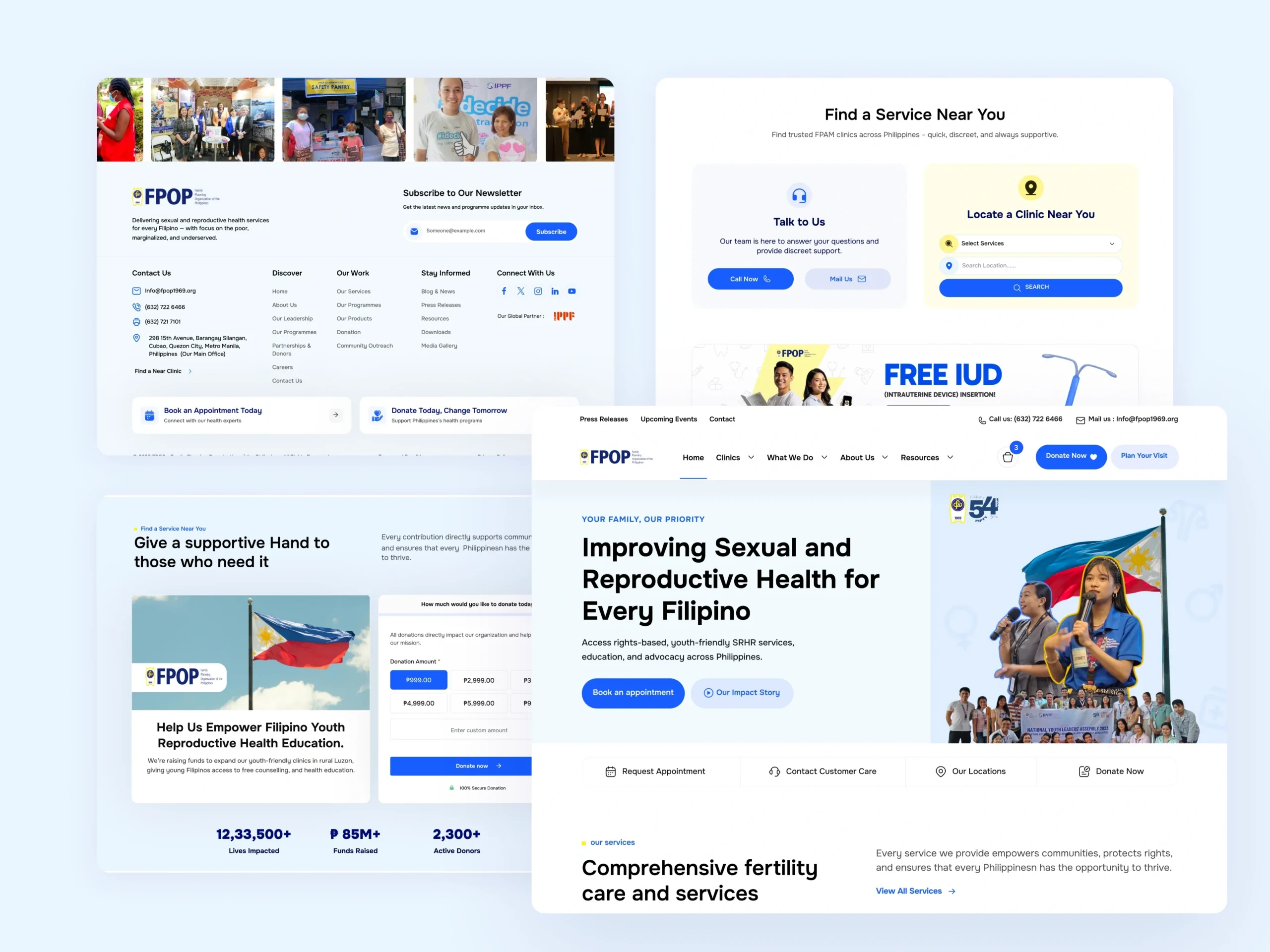 Family Planning Organization of the Philippines (FPOP): Scalable Healthcare & Donation Platform Case Study fpop-Challenges