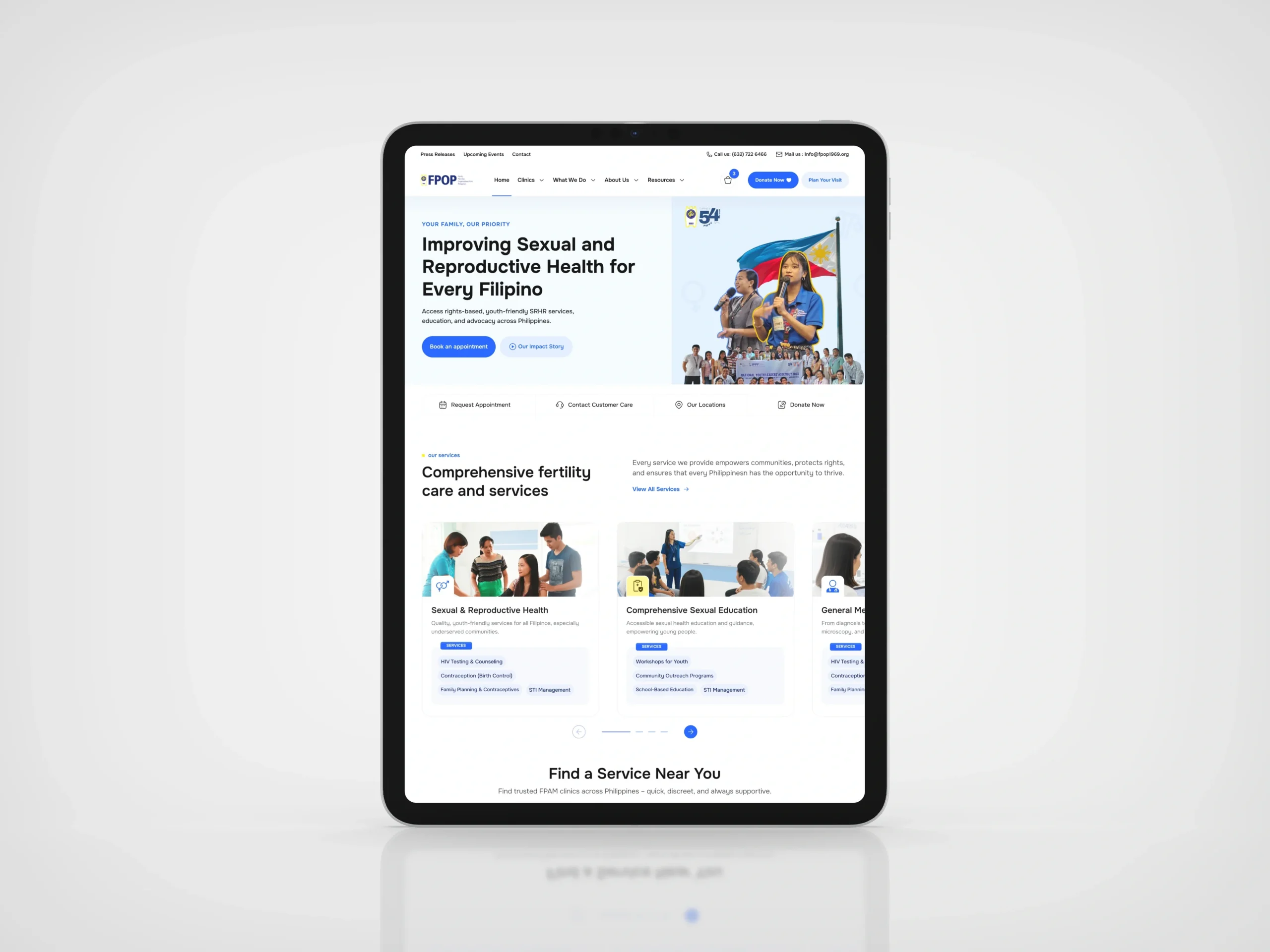 Family Planning Organization of the Philippines (FPOP): Scalable Healthcare & Donation Platform Case Study fpop-gallery
