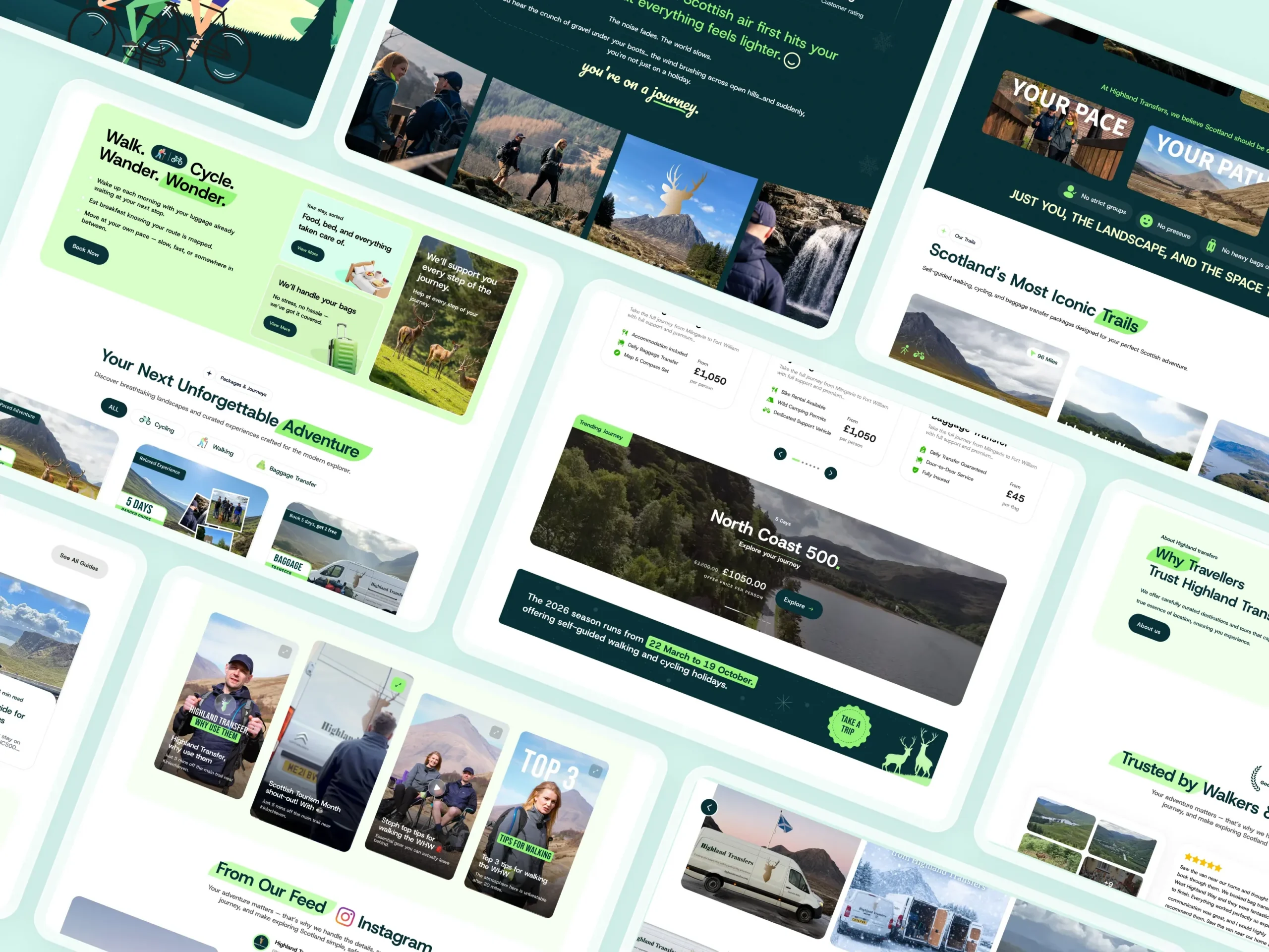 Highland Transfers Website Redesign & Development & SEO Optimization Highland Transfers