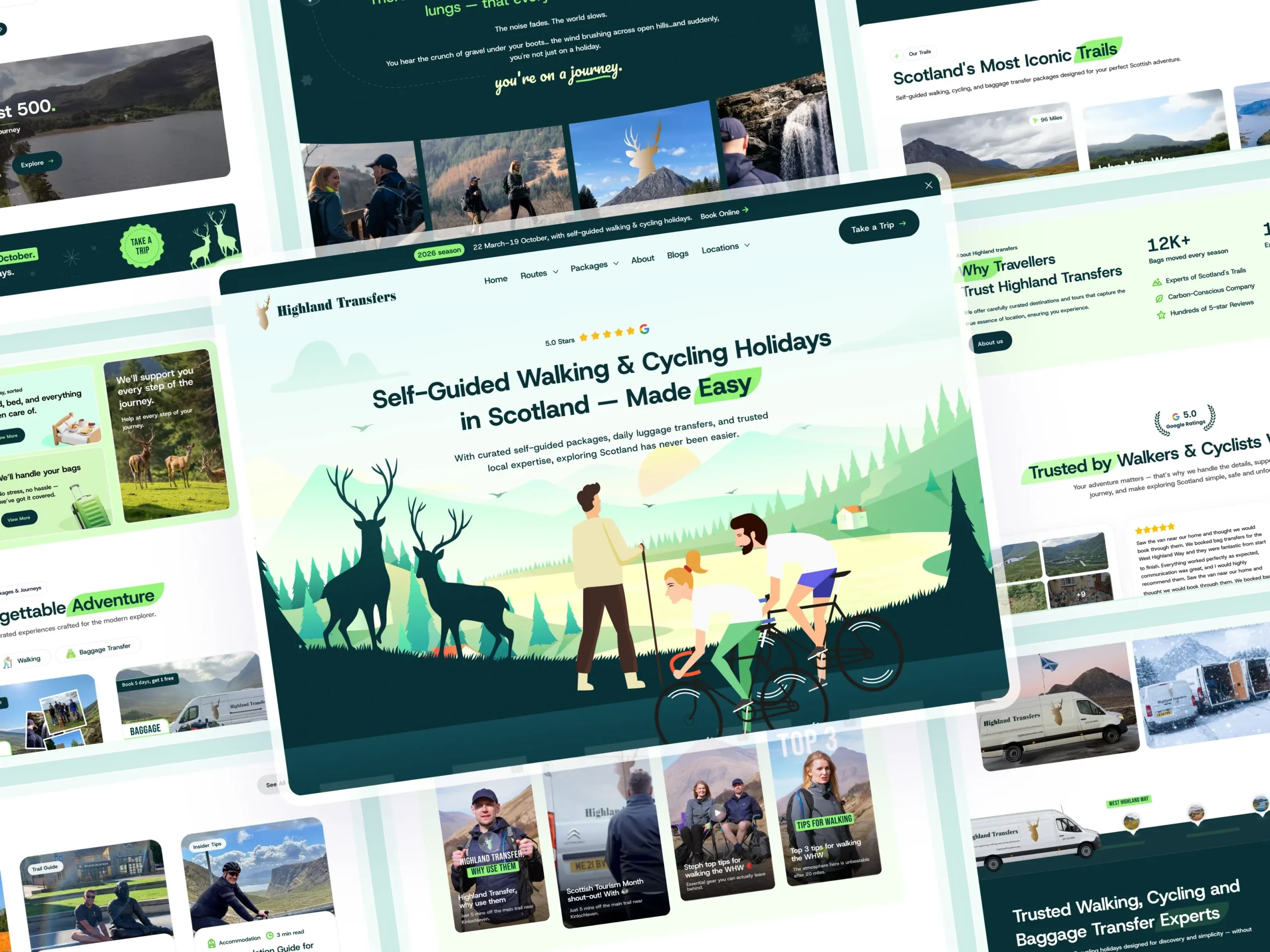 Highland Transfers Website Redesign & Development & SEO Optimization Highland Transfers