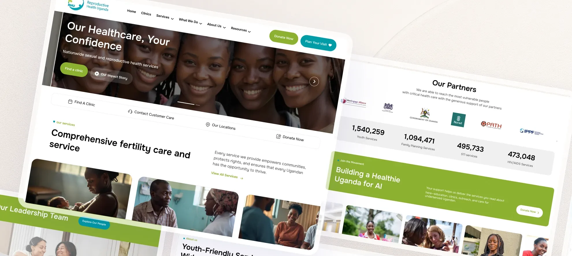 Reproductive Health Uganda (RHU) Website Modernization Case Study | Digital Healthcare Transformation Healthcare Website Development,WordPress healthcare website,healthcare website redesign